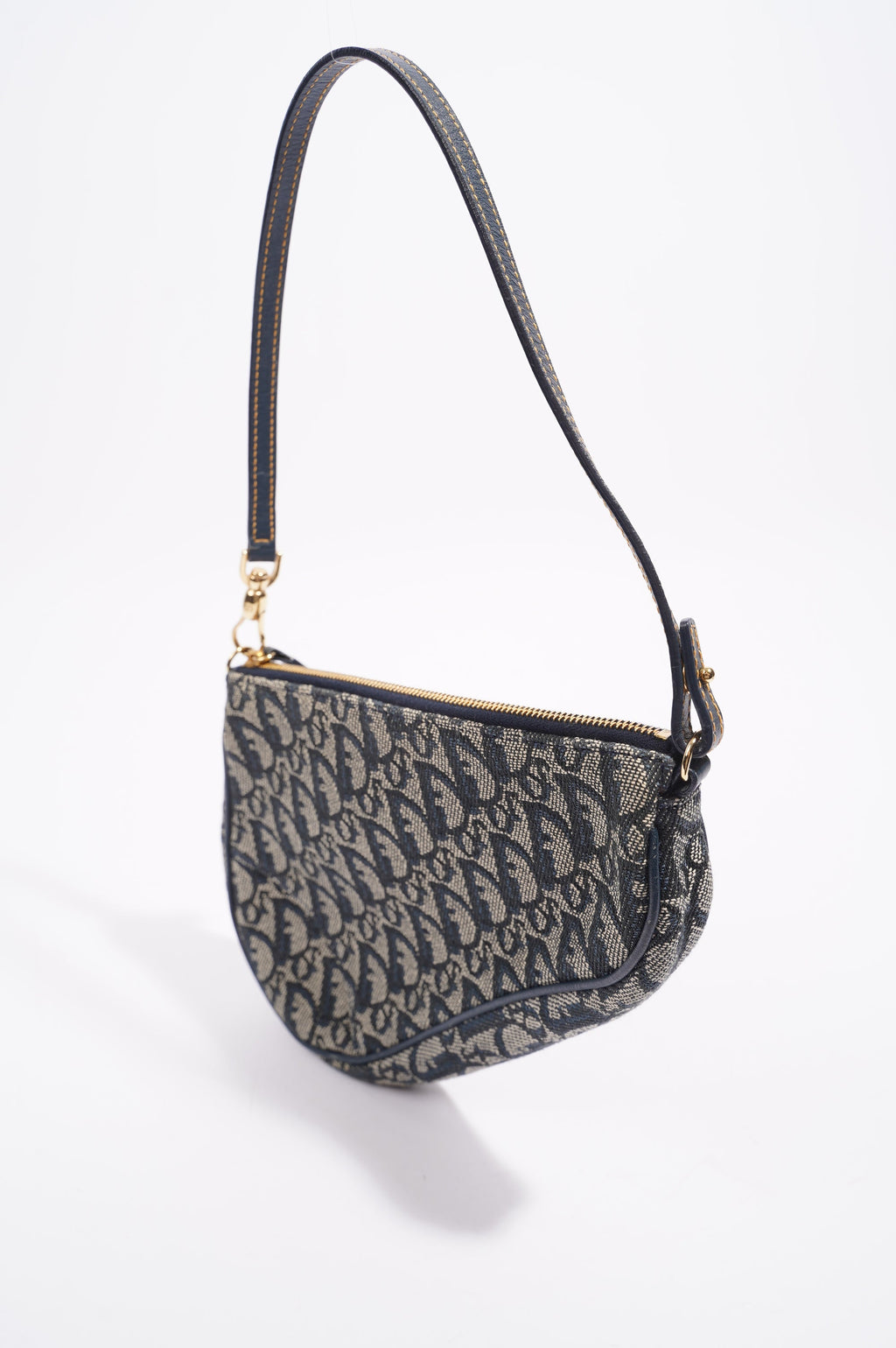 Christian Dior Womens Saddle Pouch Oblique Mini