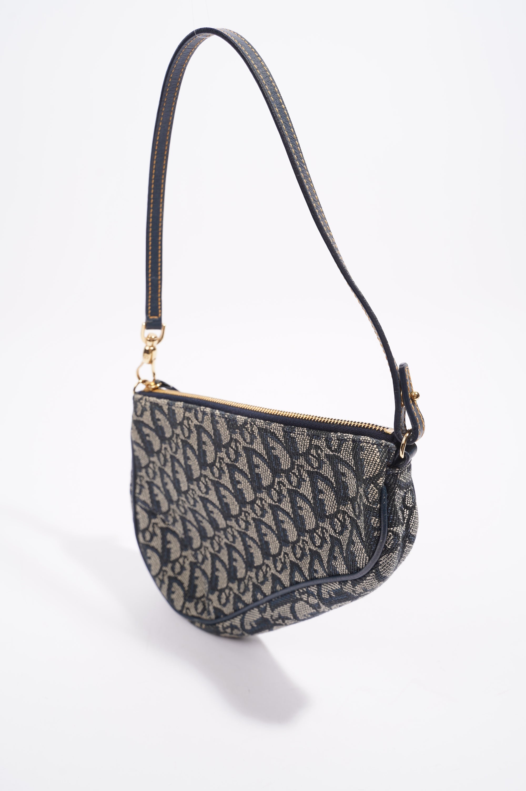 Christian Dior Womens Saddle Pouch Oblique Mini