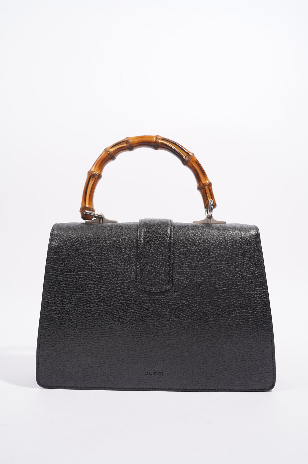 Gucci Dionysus Bamboo Top Handle Black Silver Medium