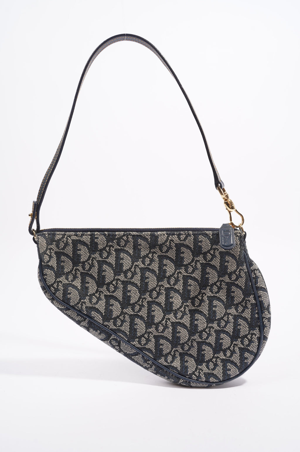 Christian Dior Womens Saddle Pouch Oblique Mini