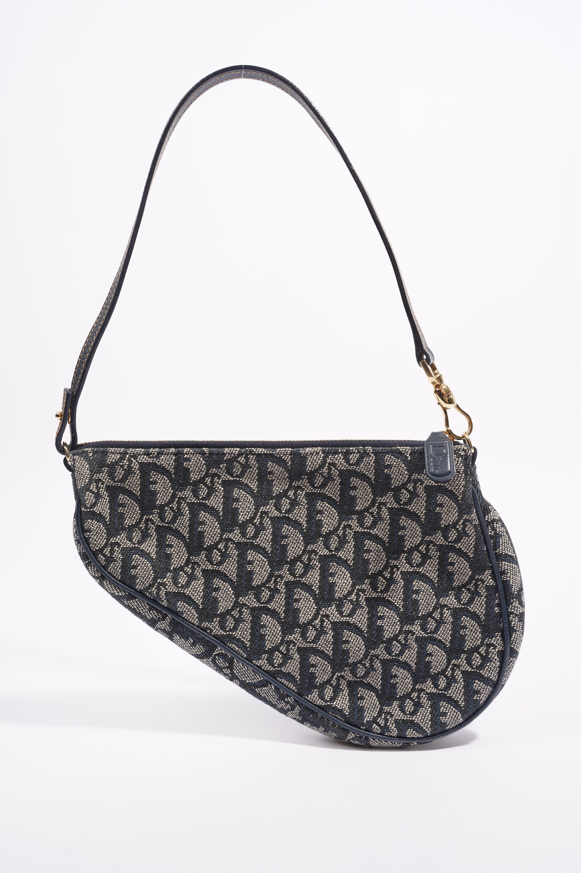 Christian Dior Womens Saddle Pouch Oblique Mini