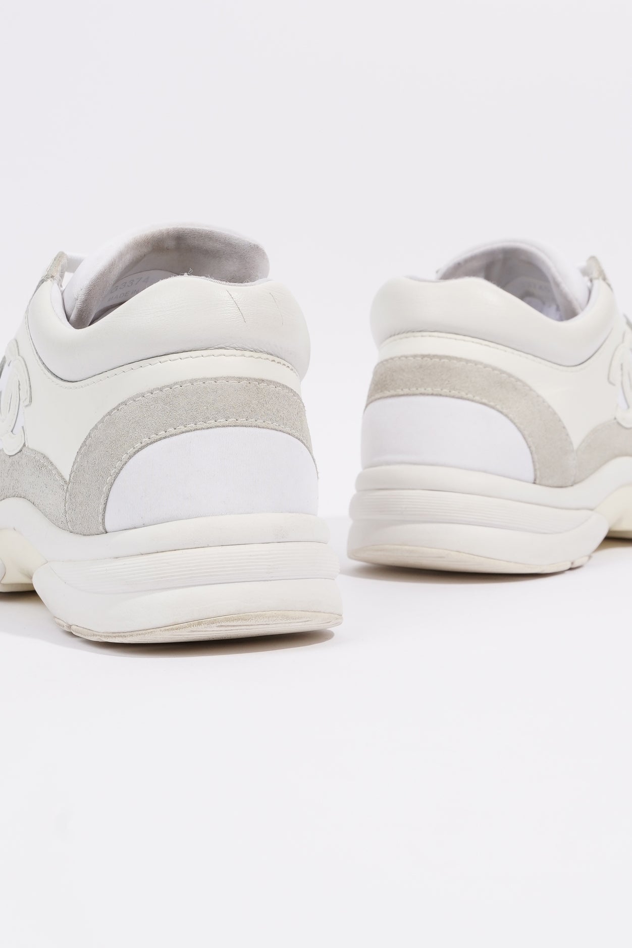 Chanel Womens Logo Runners White EU 35.5 / UK 2.5