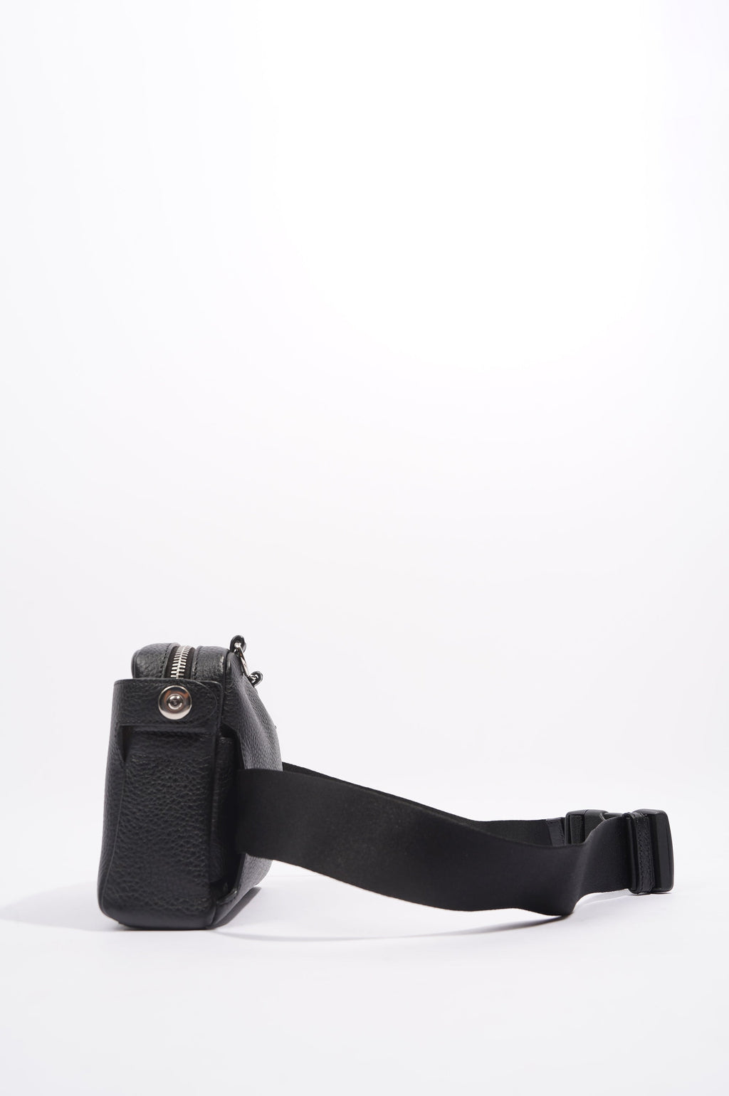 Fendi Mens Peakaboo Bum Bag Black Leather
