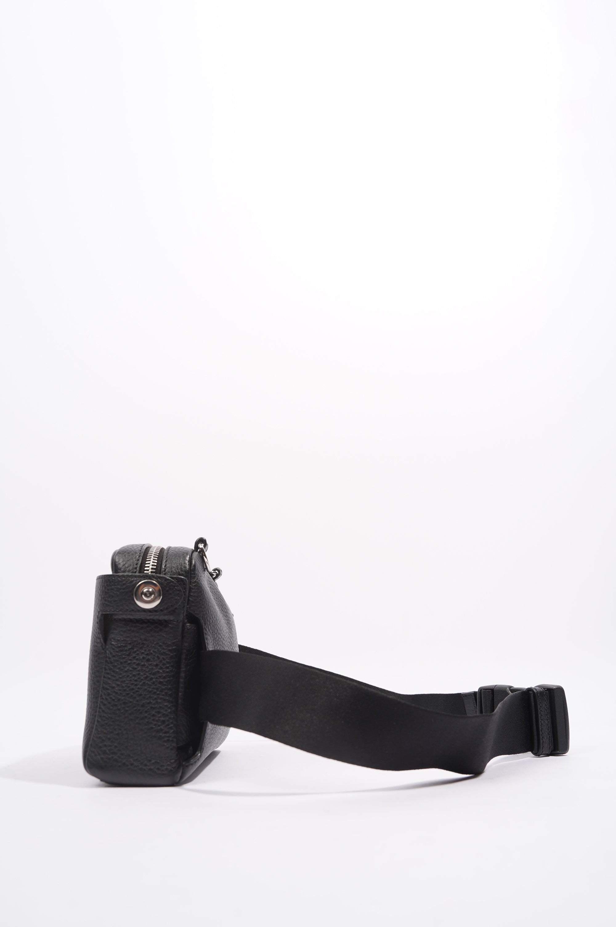 Fendi Mens Peakaboo Bum Bag Black Leather