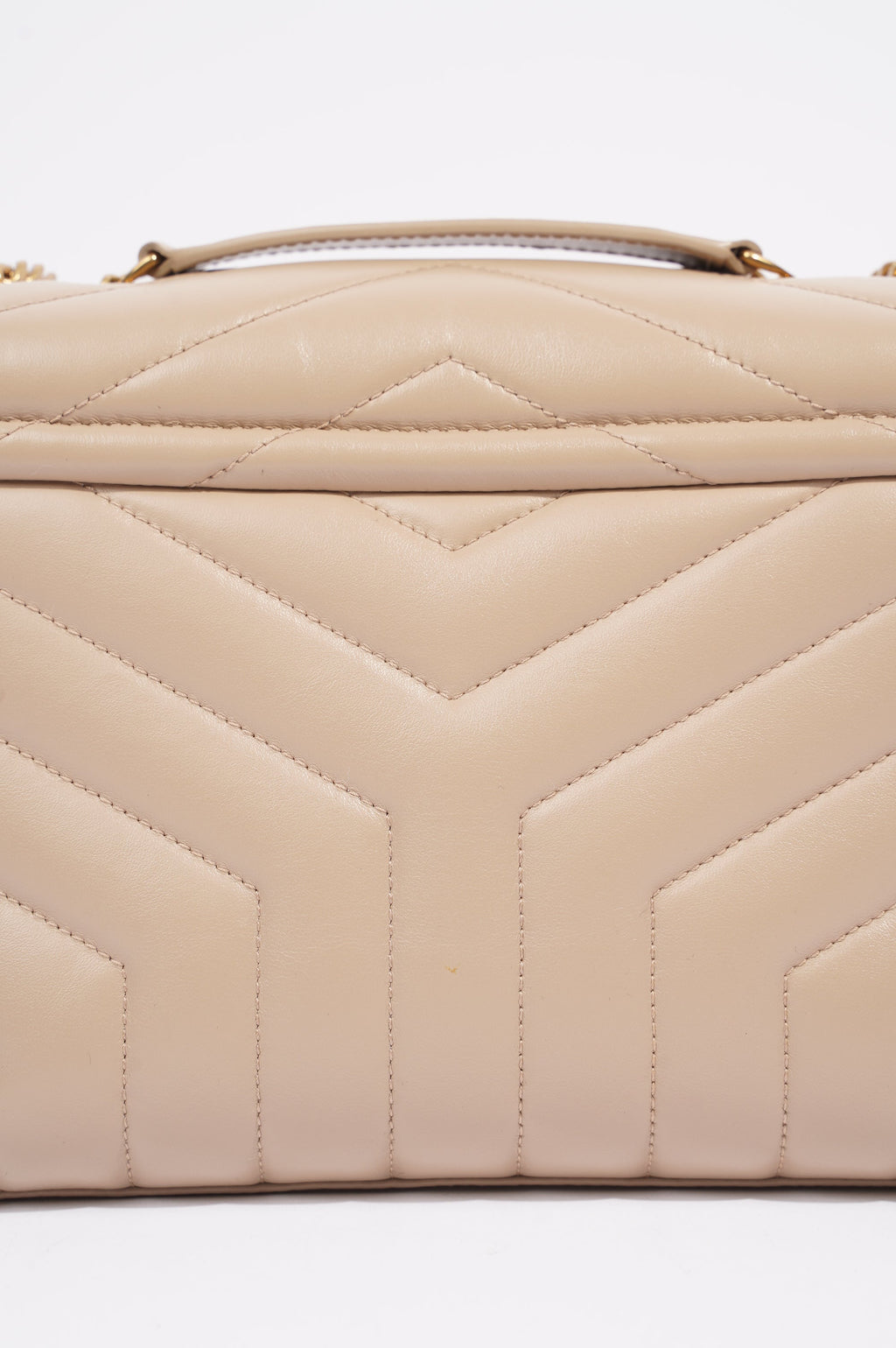 Saint Laurent Womens Lou Lou Nude Small
