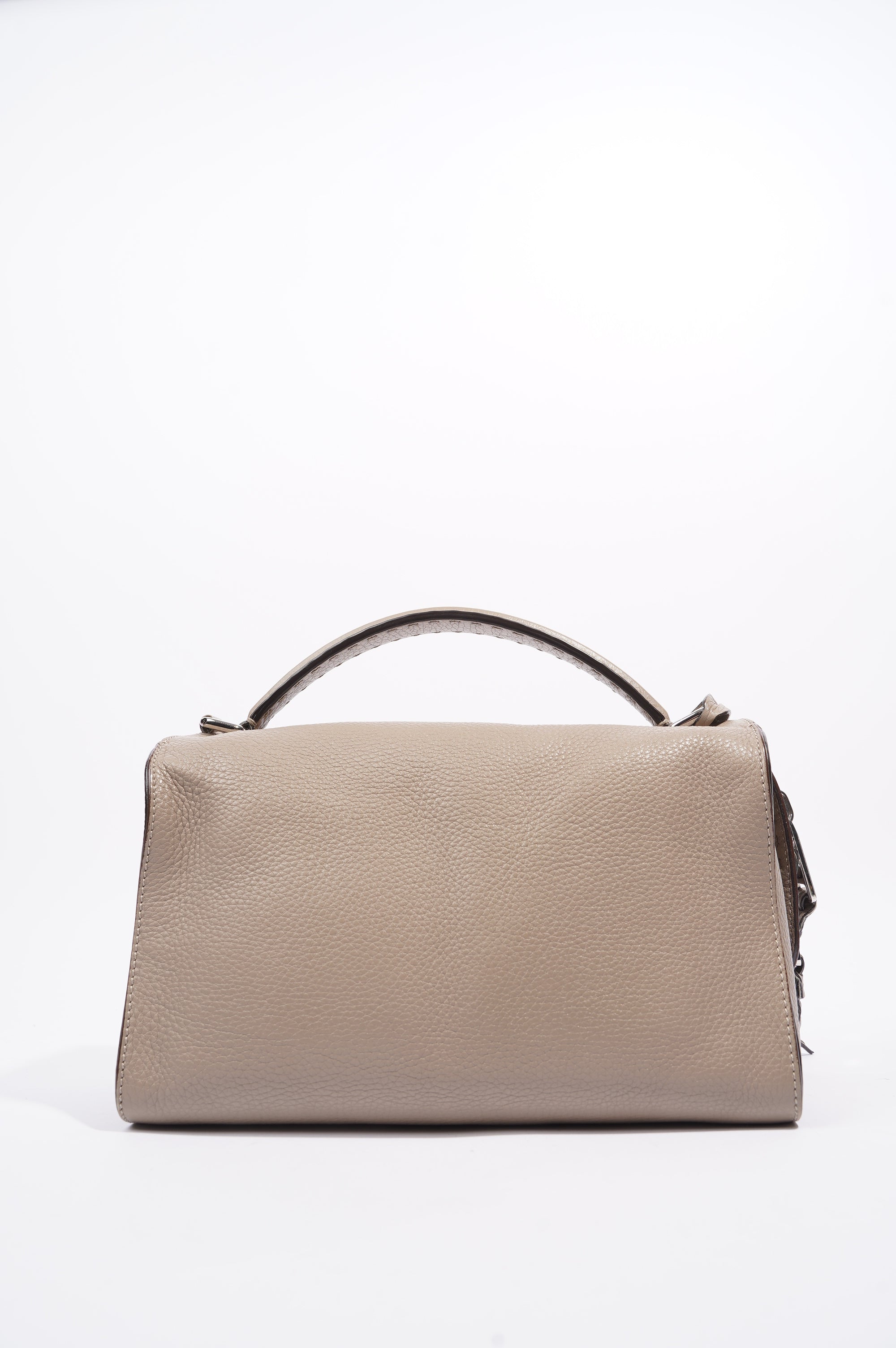 Fendi Womens Celeria Ray Handbag Beige