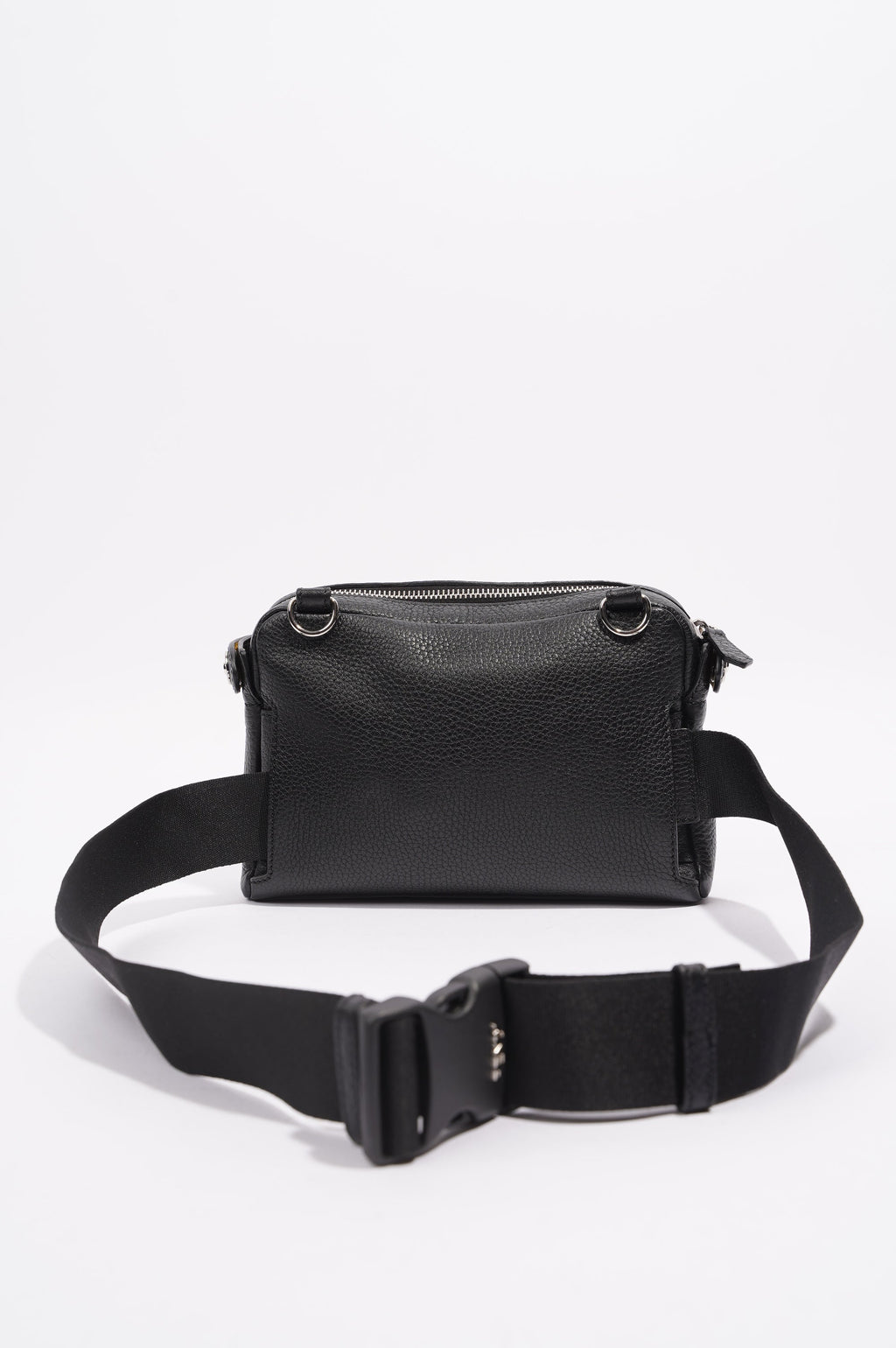 Fendi Mens Peakaboo Bum Bag Black Leather