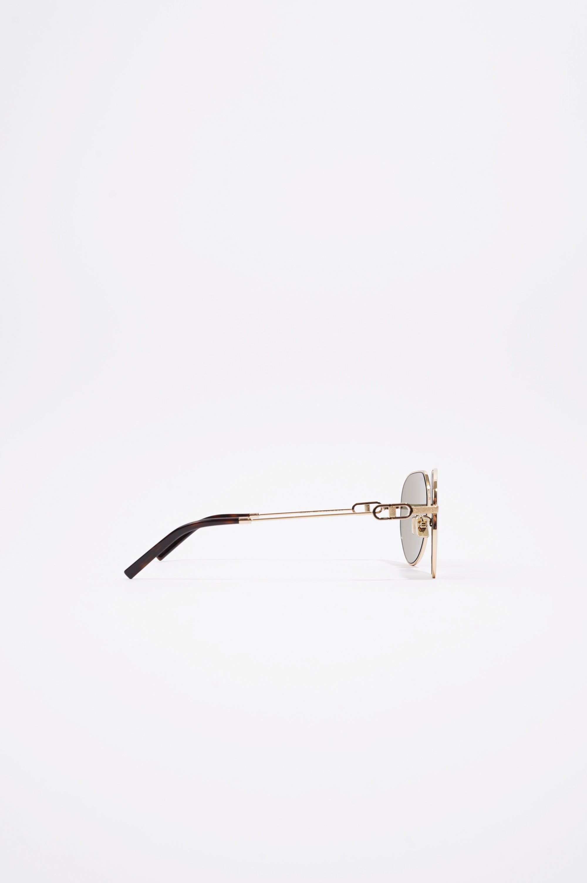 Christian Dior Mens CD Link Sunglasses Gold Metal 145