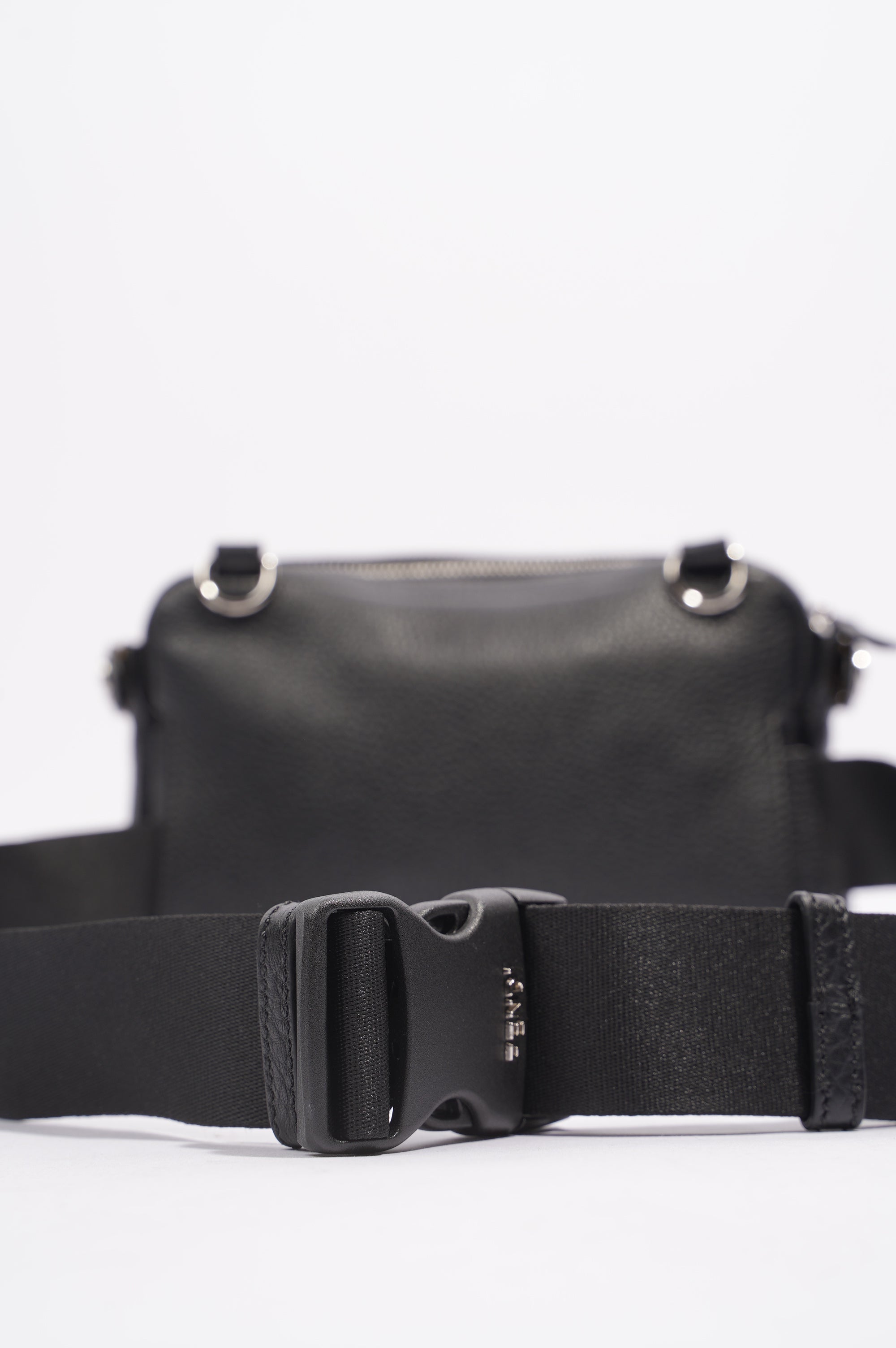Fendi Mens Peakaboo Bum Bag Black Leather