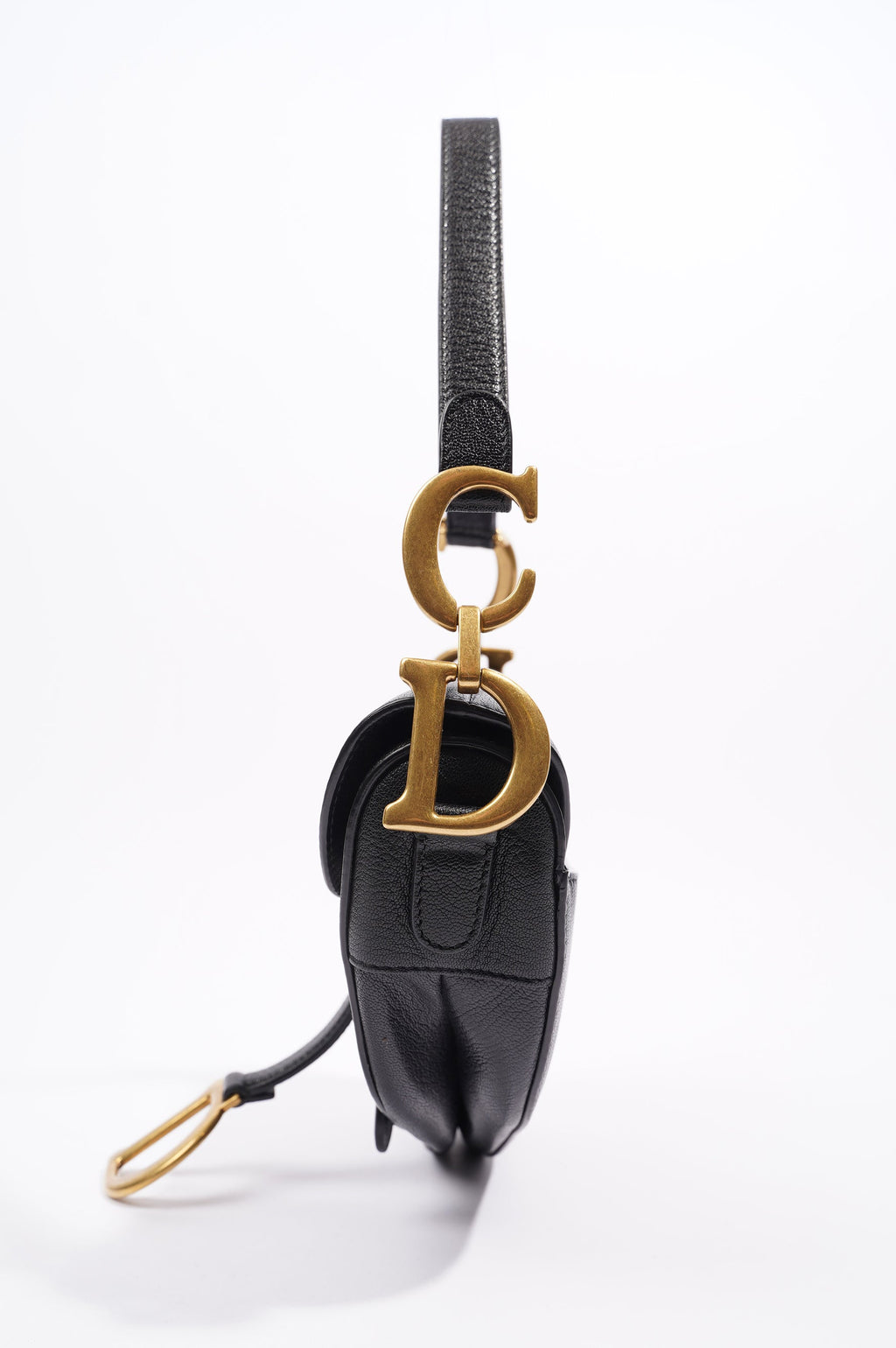 Christian Dior Womens Saddle Bag Black