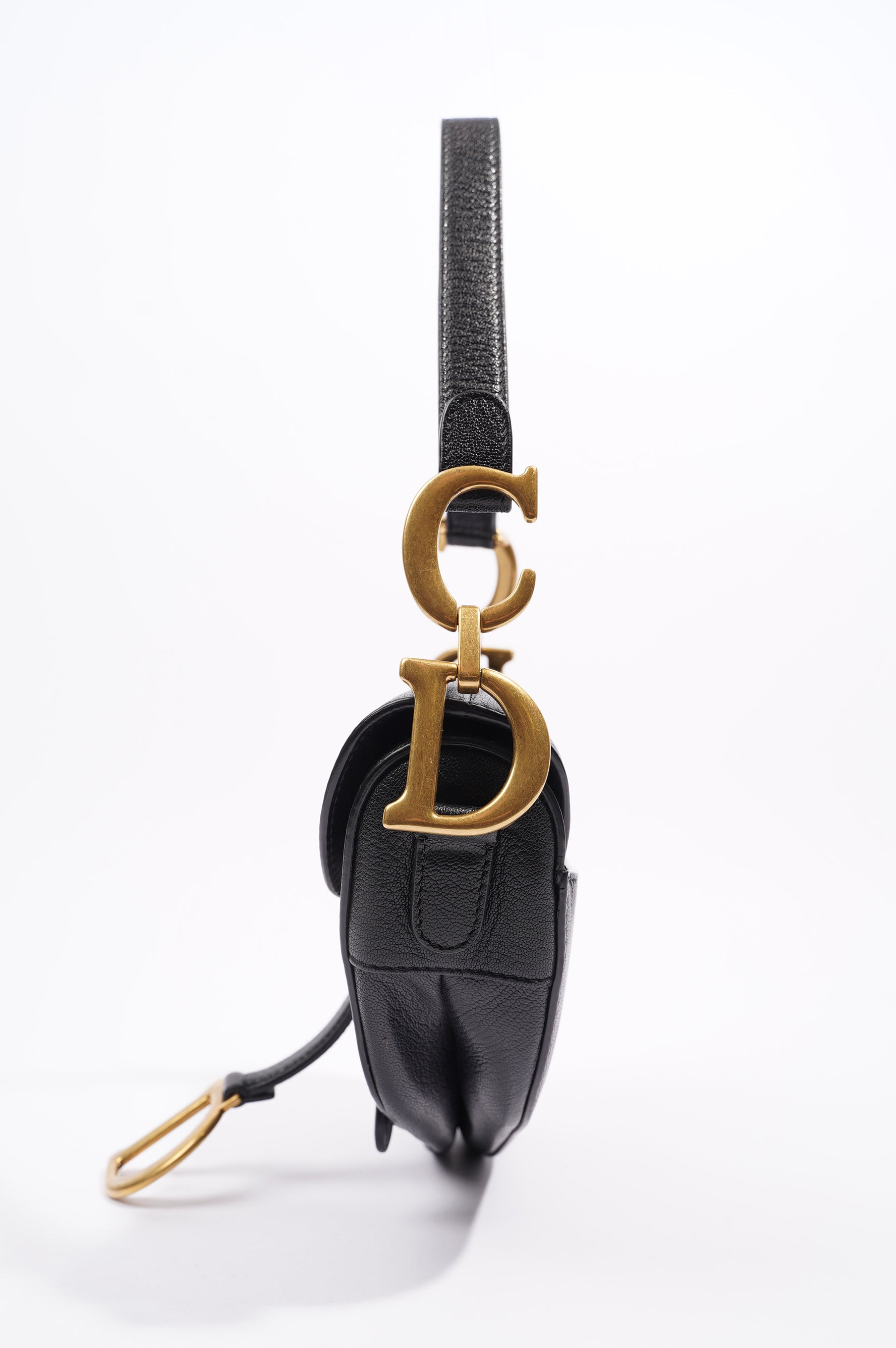 Christian Dior Womens Saddle Bag Black