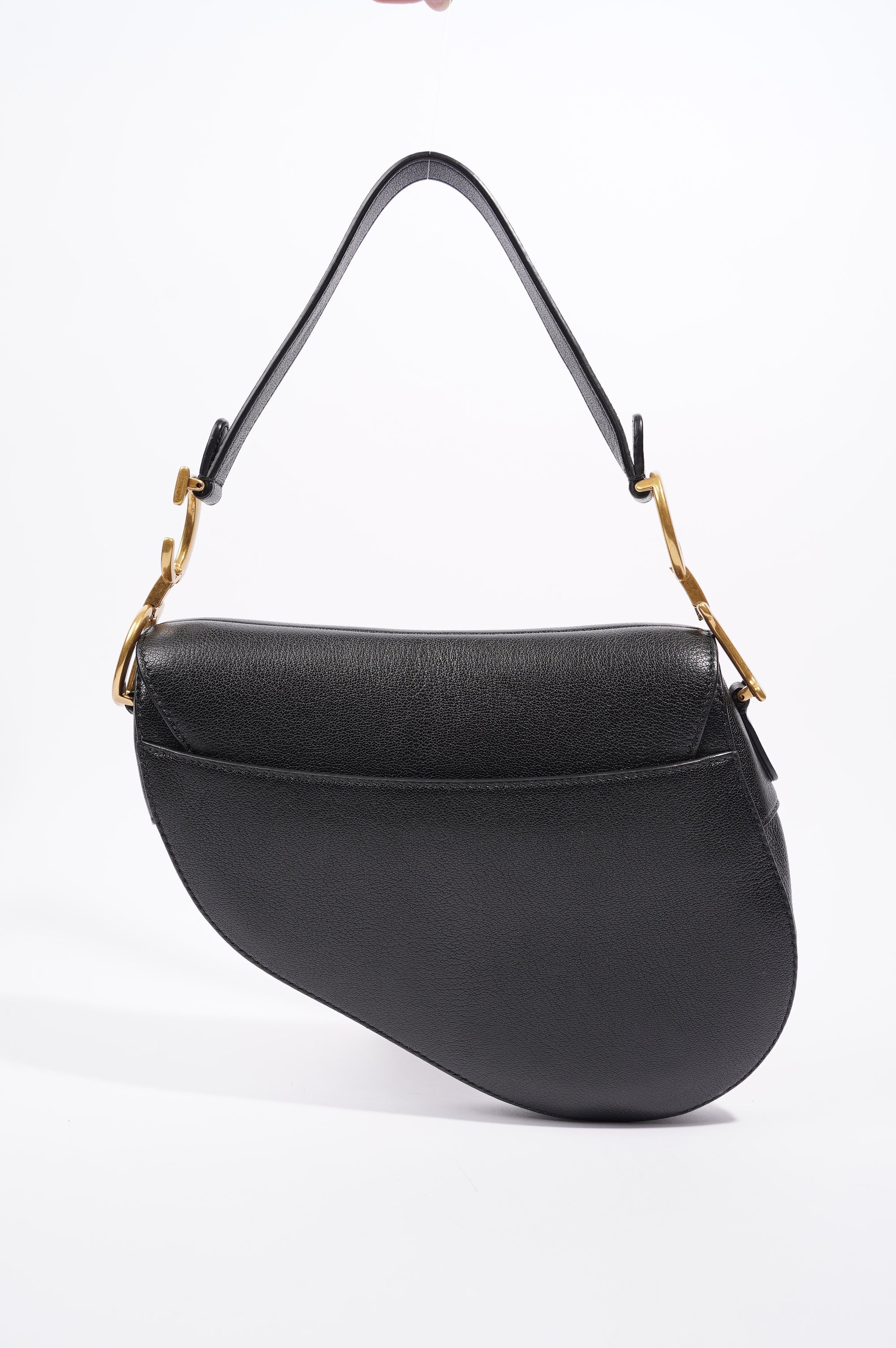Christian Dior Womens Saddle Bag Black