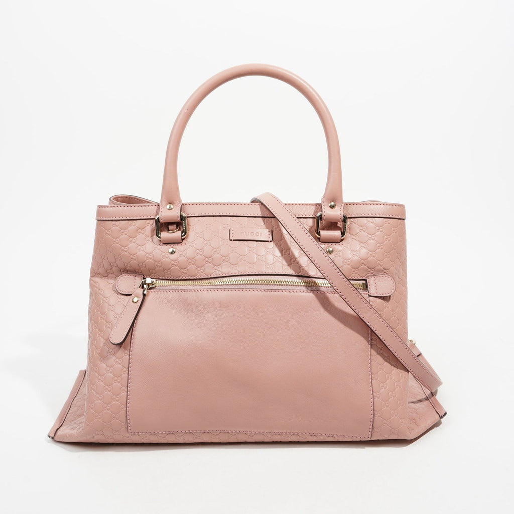 Gucci Womens Microguccissima Tote Bag Medium