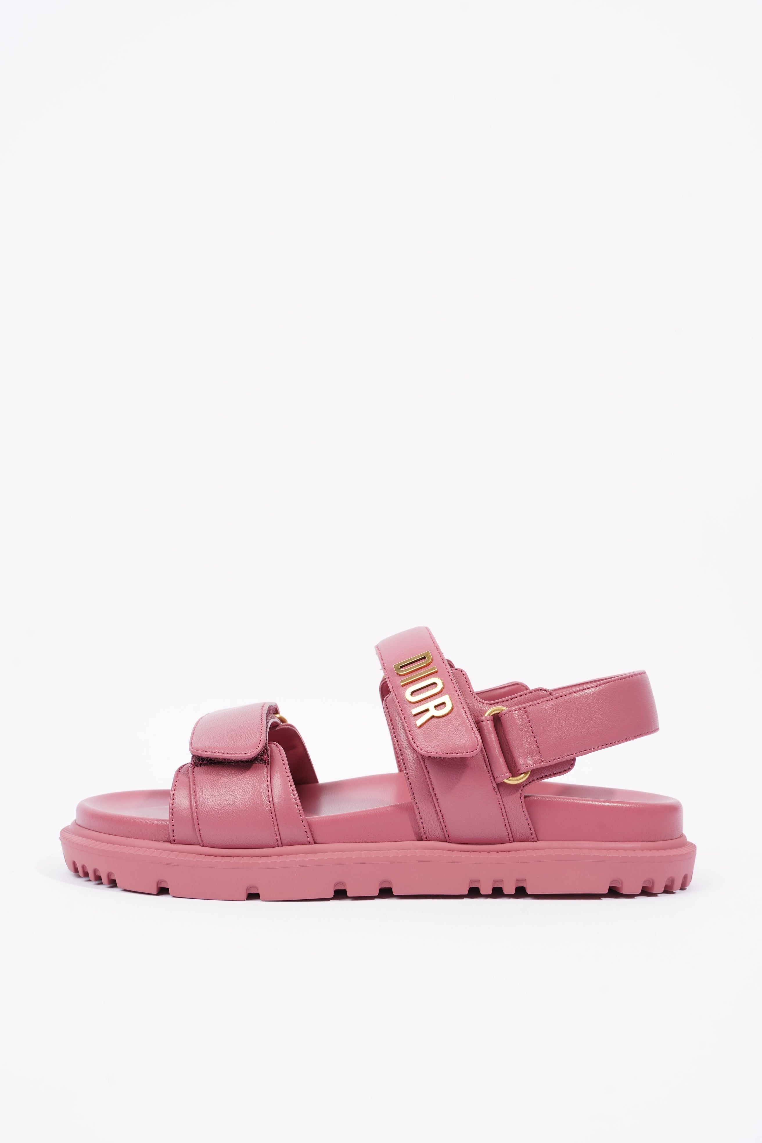 Christian Dior Womens Dioract Sandal Yarrow Pink EU 38  / UK 5