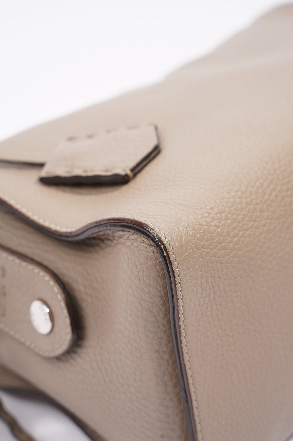 Fendi Womens Celeria Ray Handbag Beige