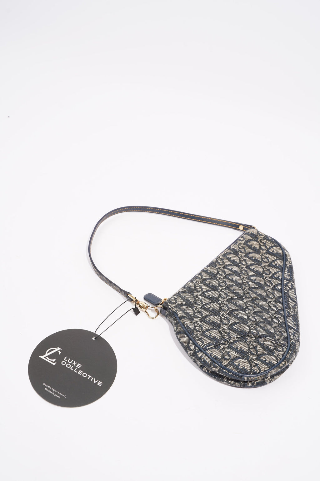Christian Dior Womens Saddle Pouch Oblique Mini