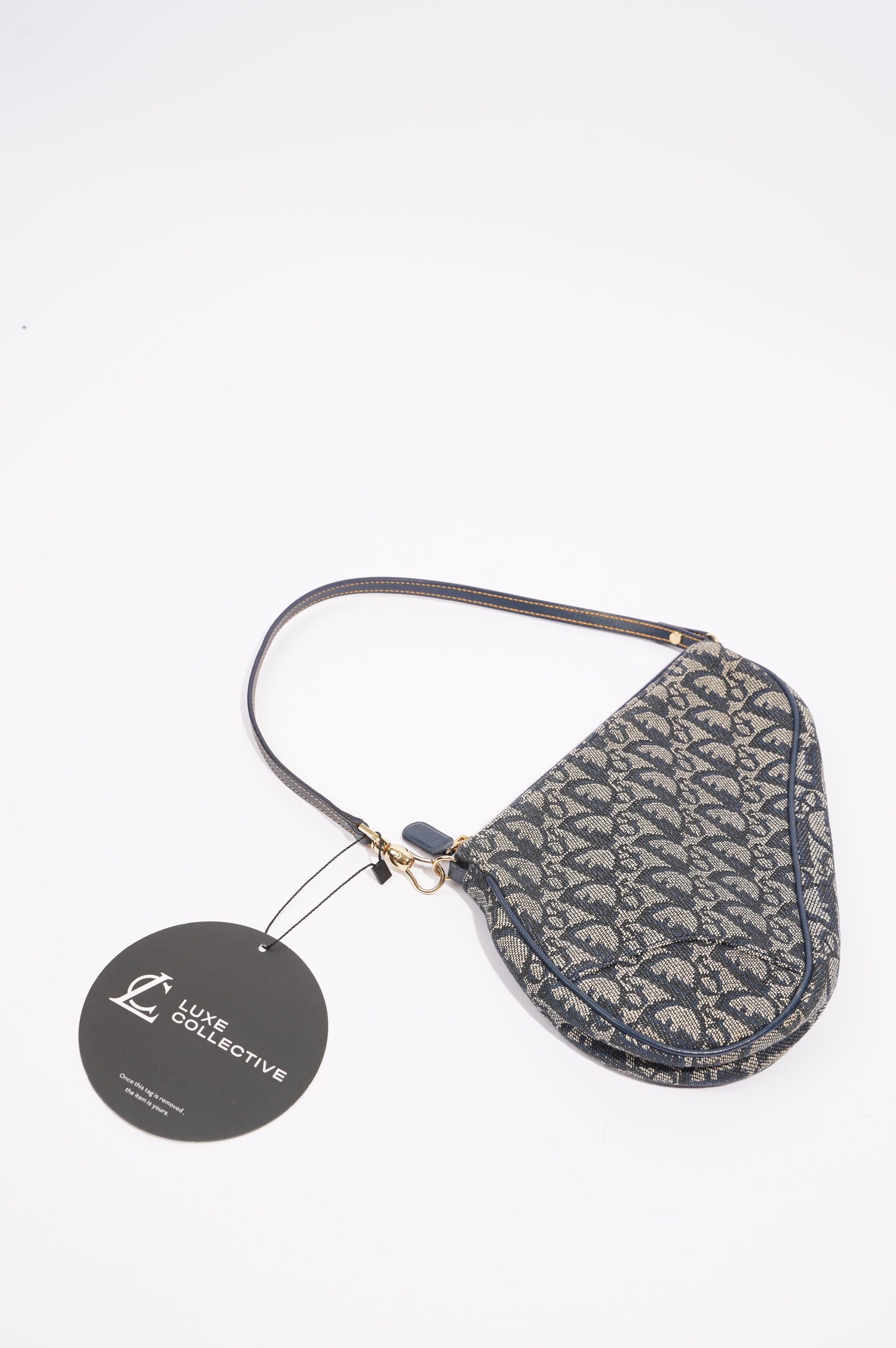 Christian Dior Womens Saddle Pouch Oblique Mini