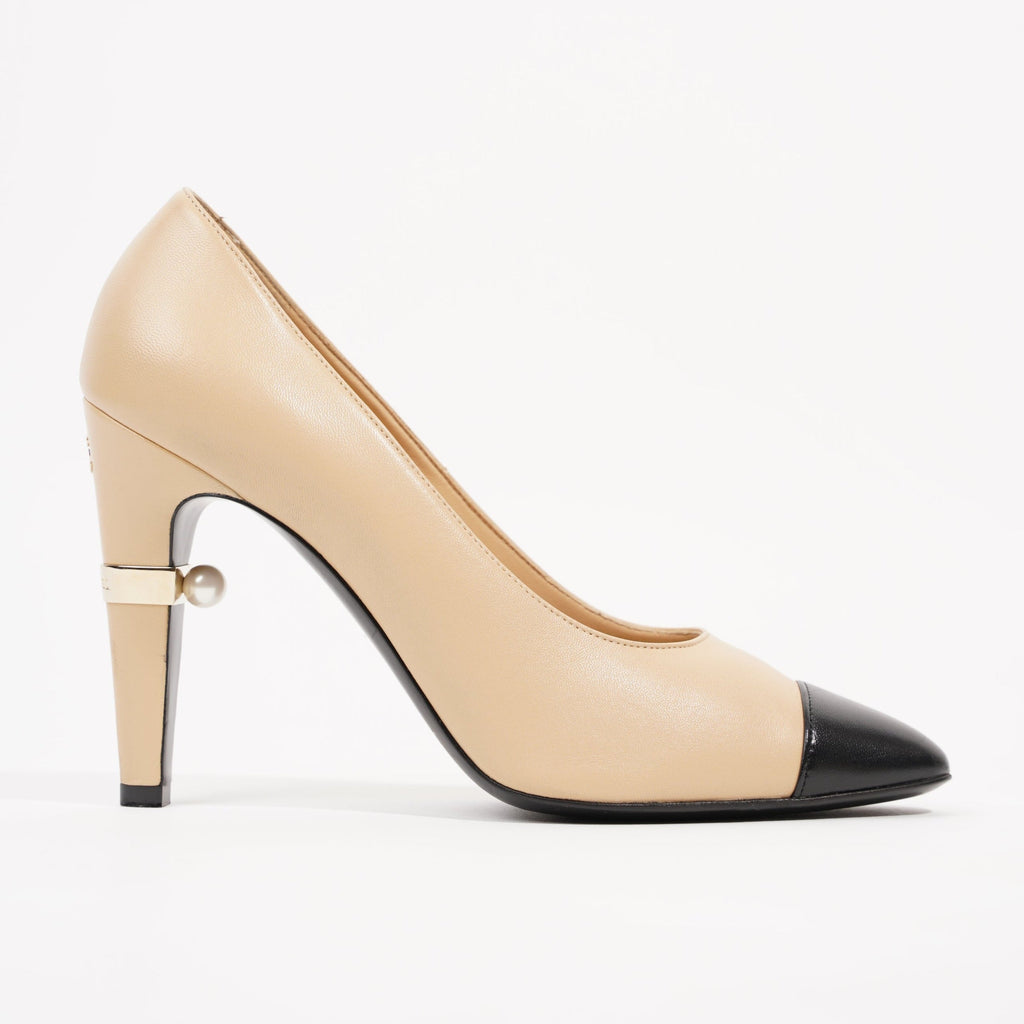 Chanel Womens Pearl Heel EU 39 / UK 6