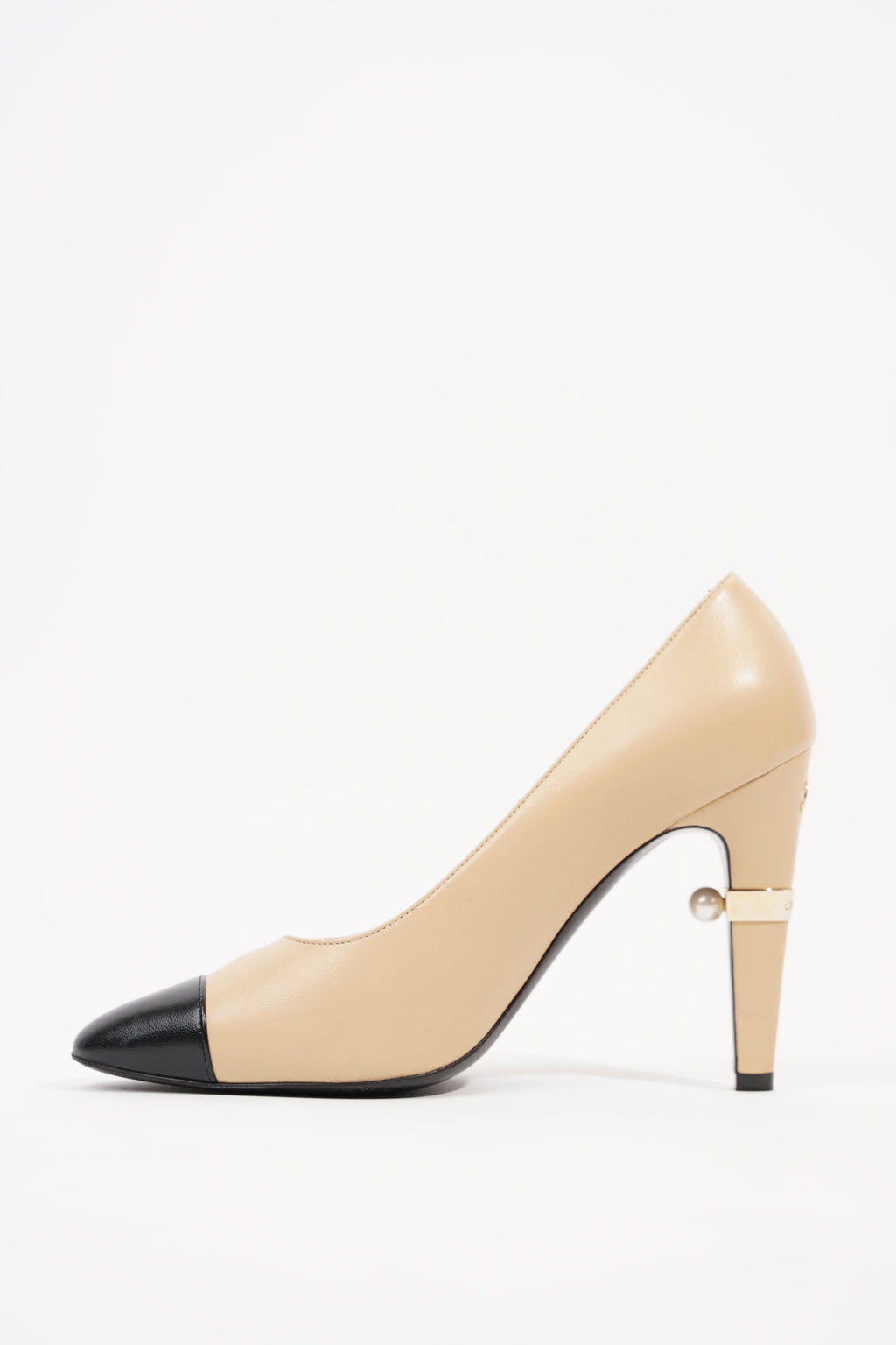 Chanel Womens Pearl Heel EU 39 / UK 6