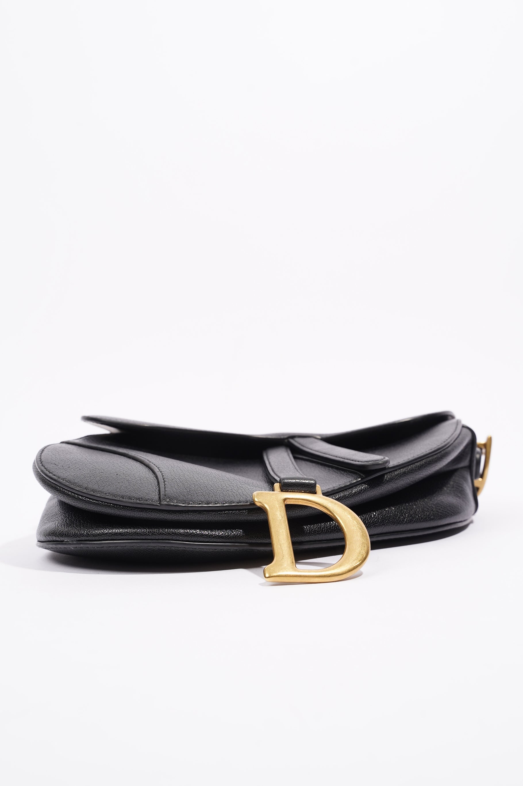 Christian Dior Womens Saddle Bag Black