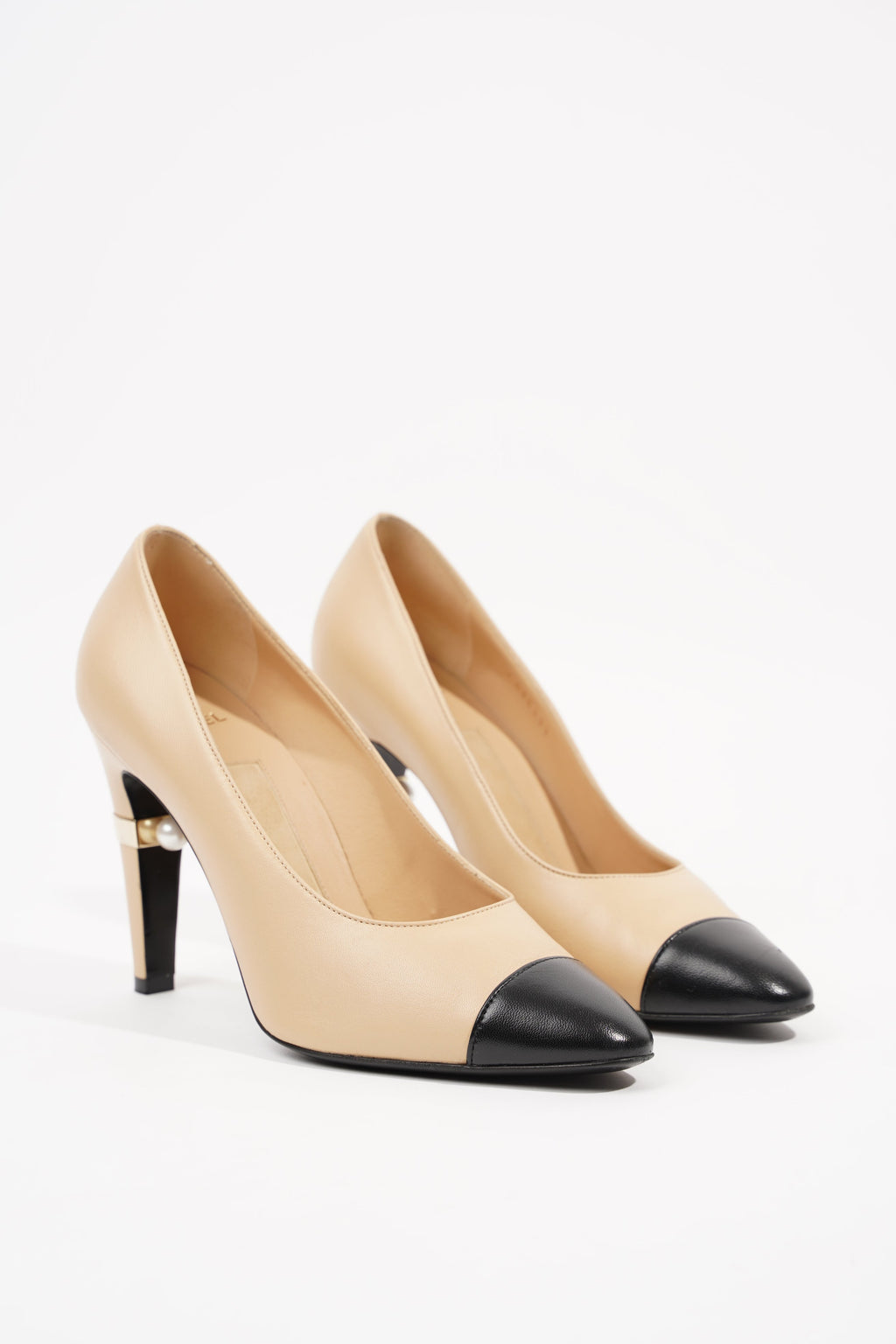 Chanel Womens Pearl Heel EU 39 / UK 6