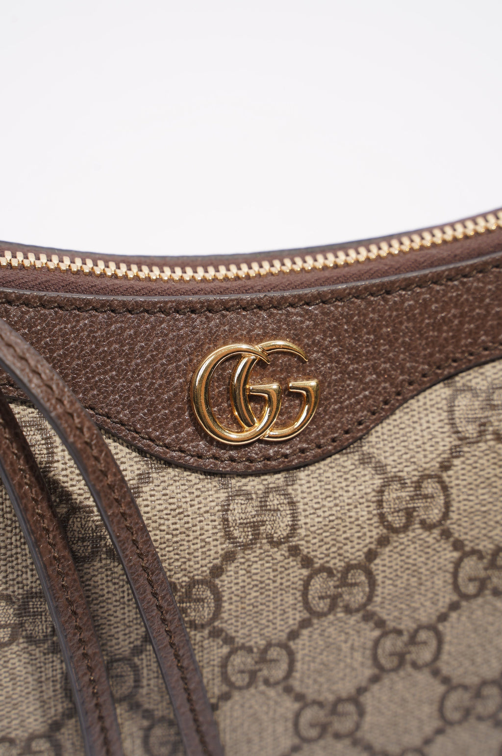 Gucci Womens Ophidia Bag Monogram / Brown Small