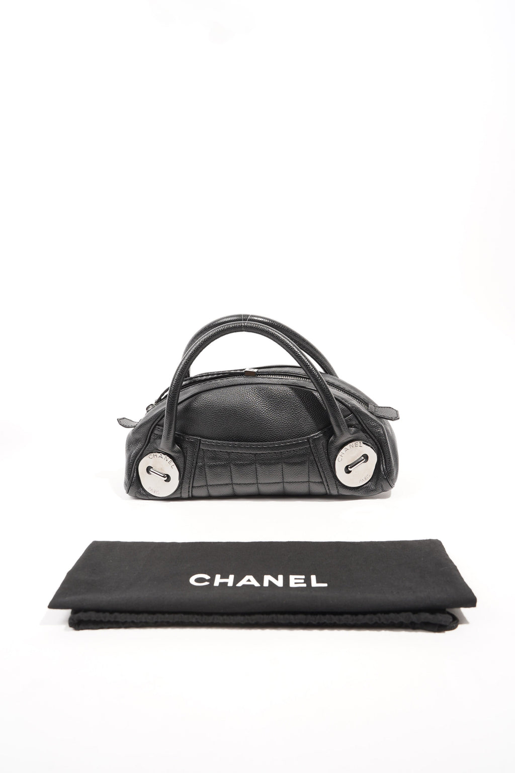 Chanel Womens Vintage Bowling Bag Mini