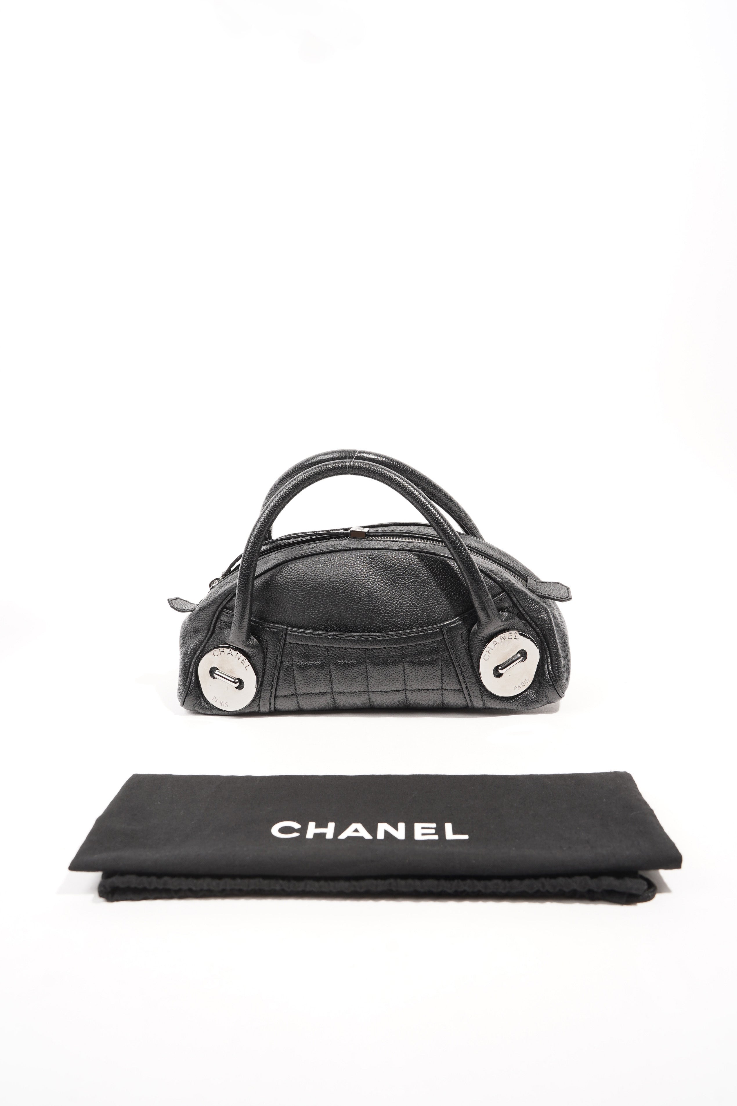 Chanel Womens Vintage Bowling Bag Mini