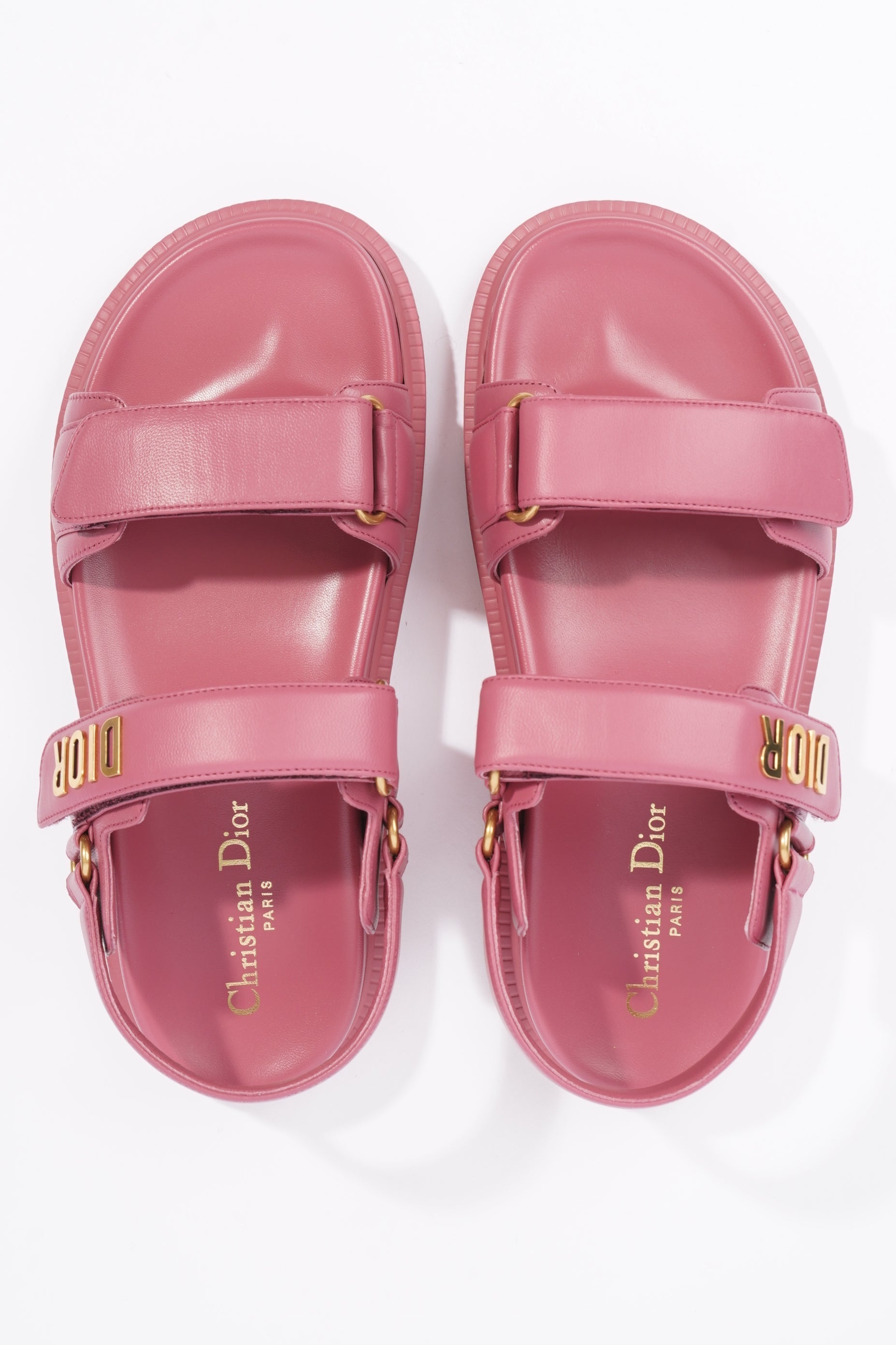 Christian Dior Womens Dioract Sandal Yarrow Pink EU 38  / UK 5