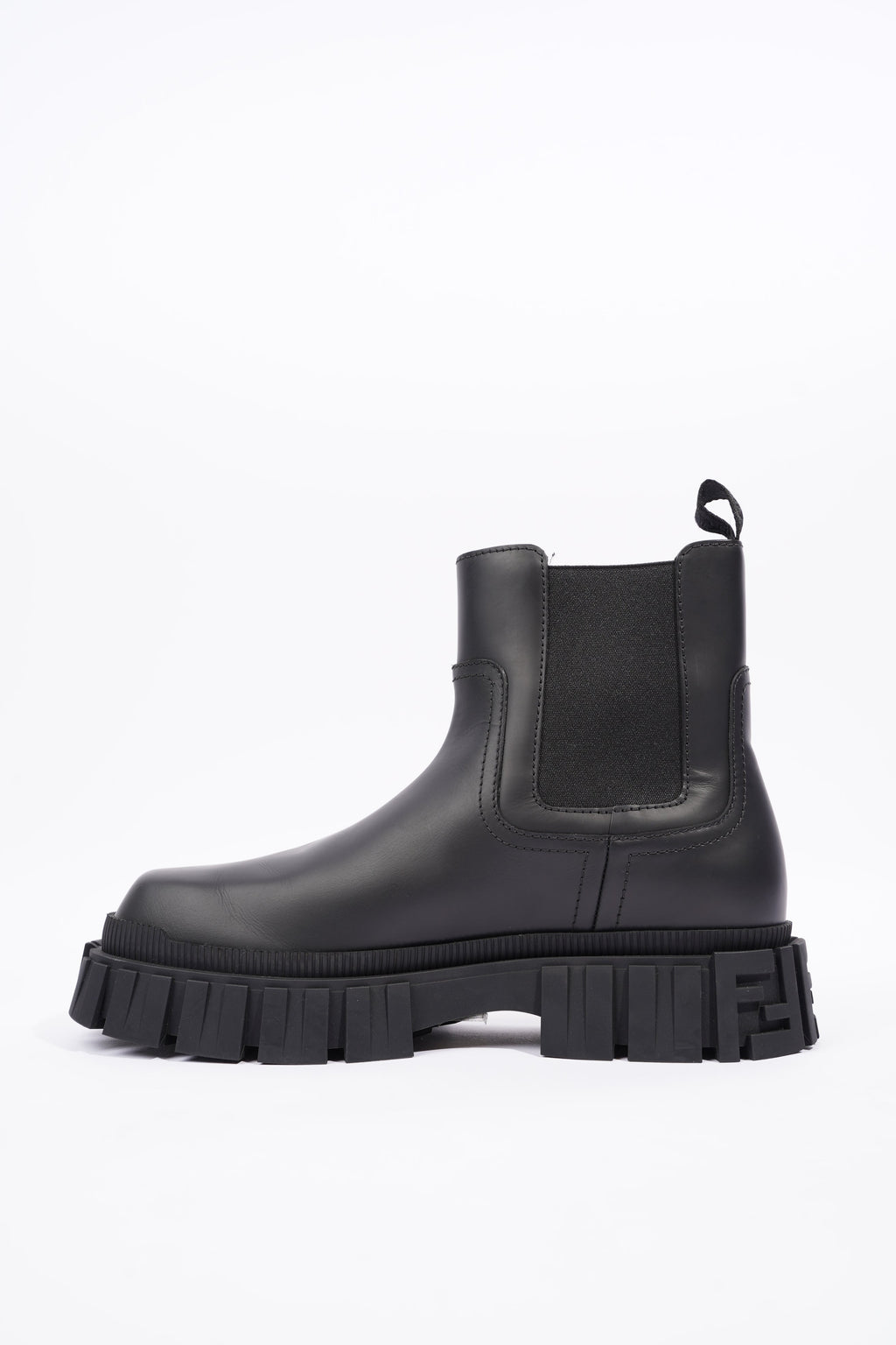 Fendi Mens Leather Chelsea Boot Black EU 41 / UK 7