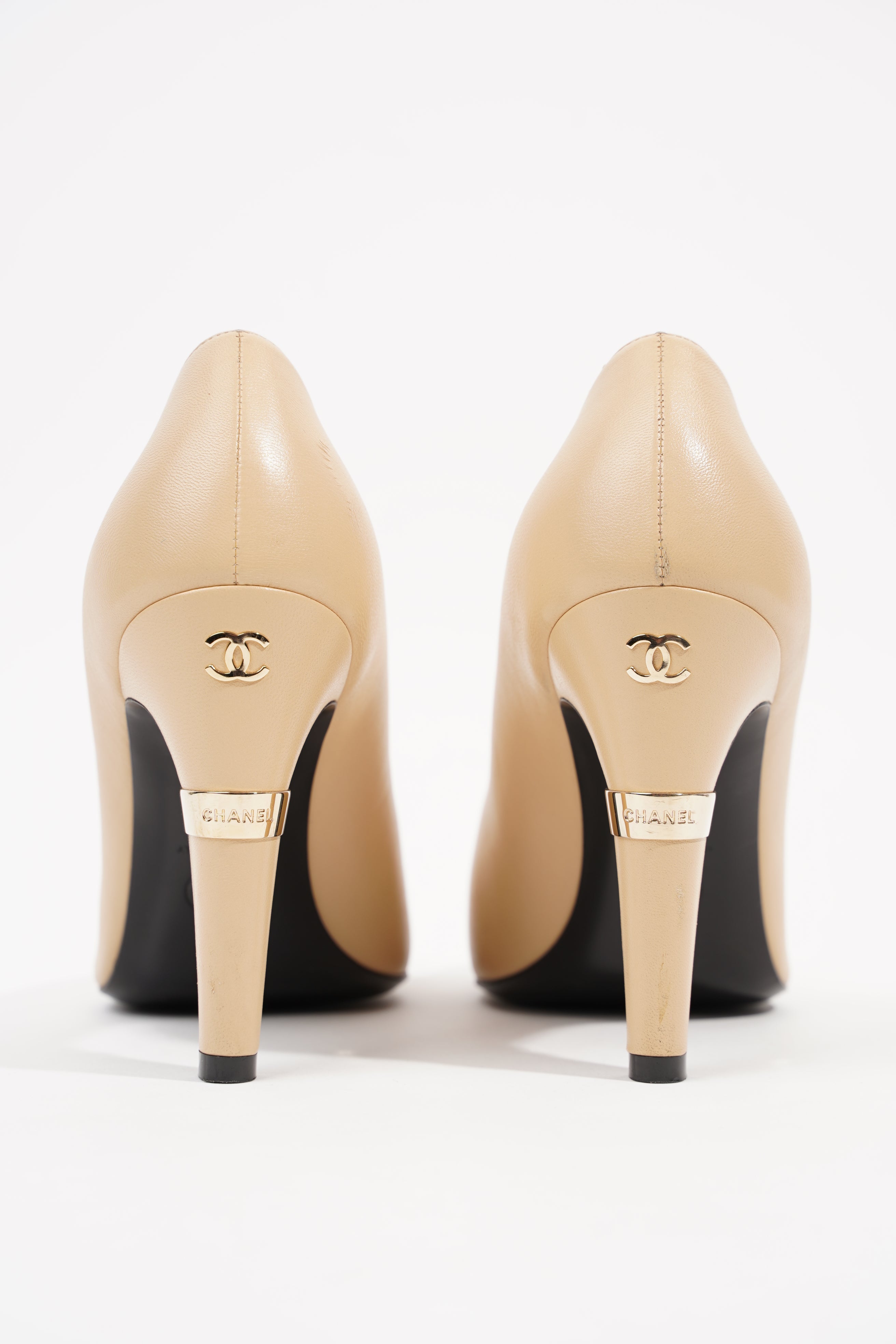 Chanel Womens Pearl Heel EU 39 / UK 6