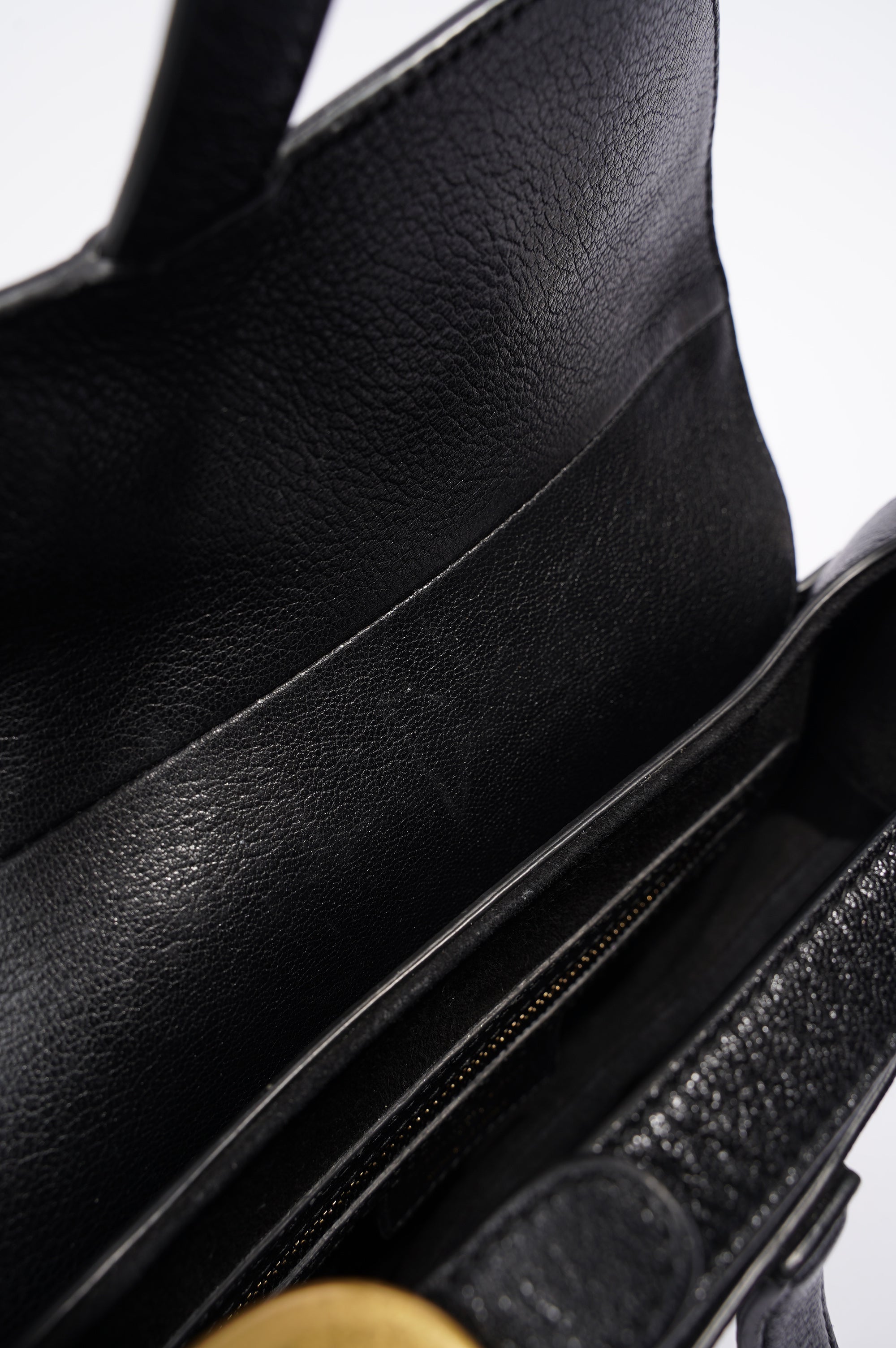 Christian Dior Womens Saddle Bag Black