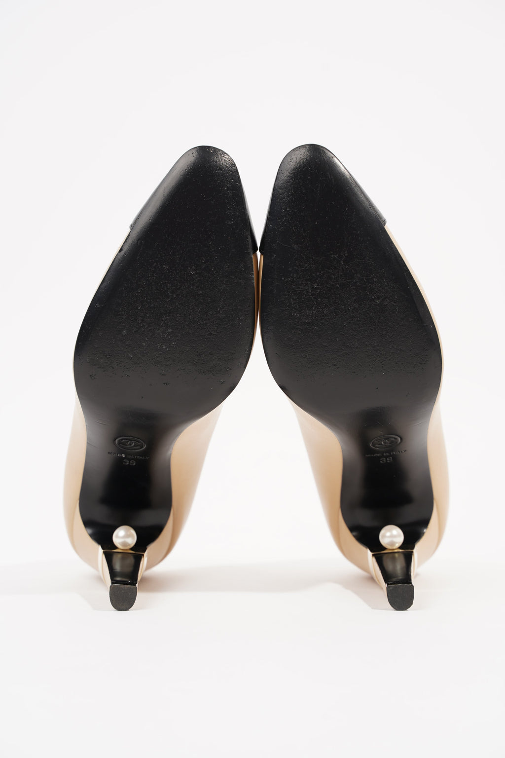 Chanel Womens Pearl Heel EU 39 / UK 6