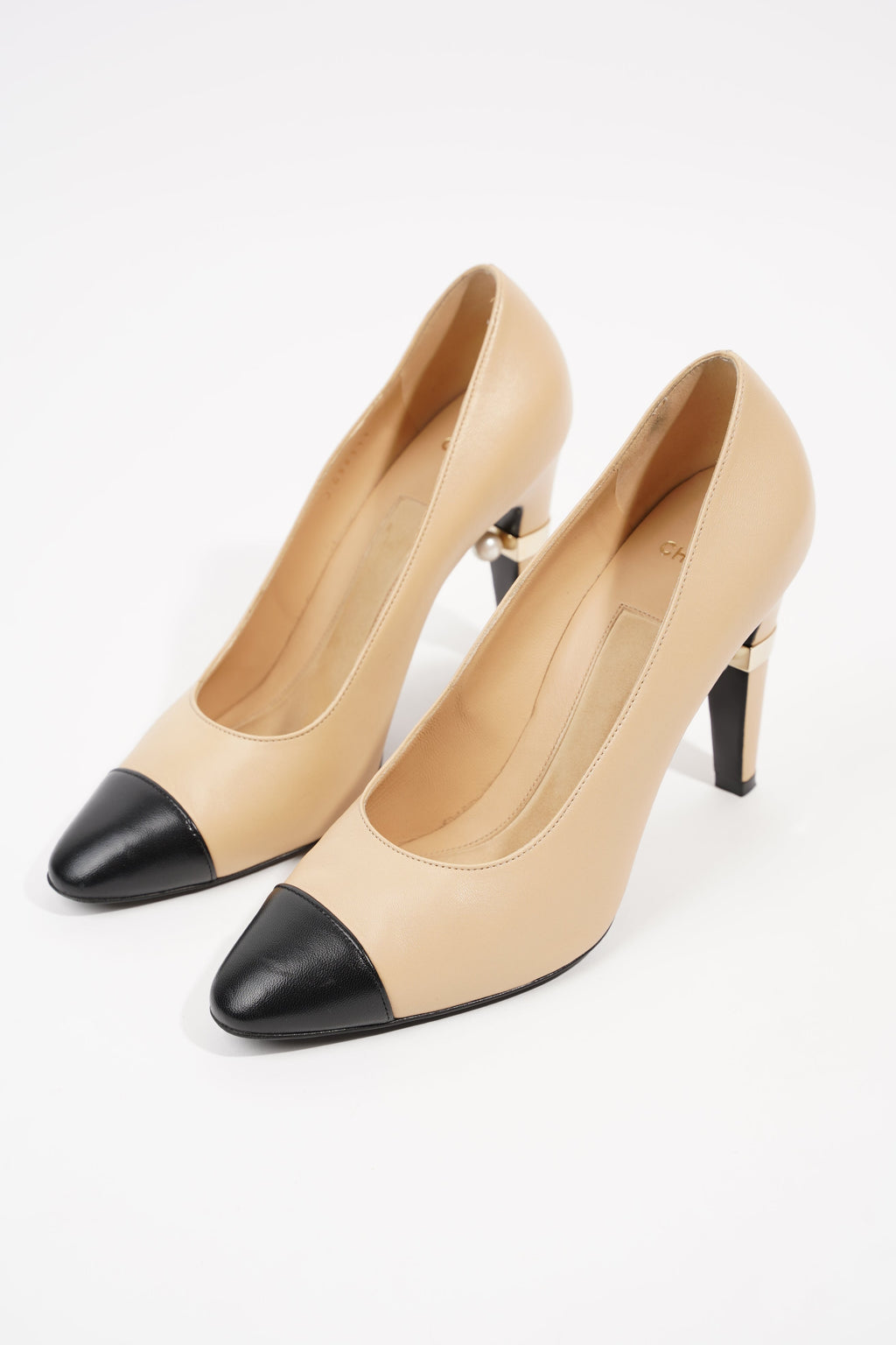 Chanel Womens Pearl Heel EU 39 / UK 6
