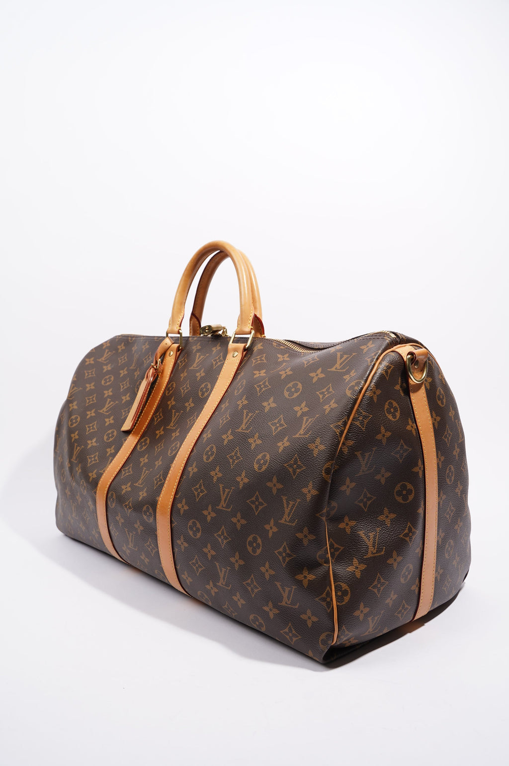 Louis Vuitton Womens Keepall Bandouliere Monogram 55