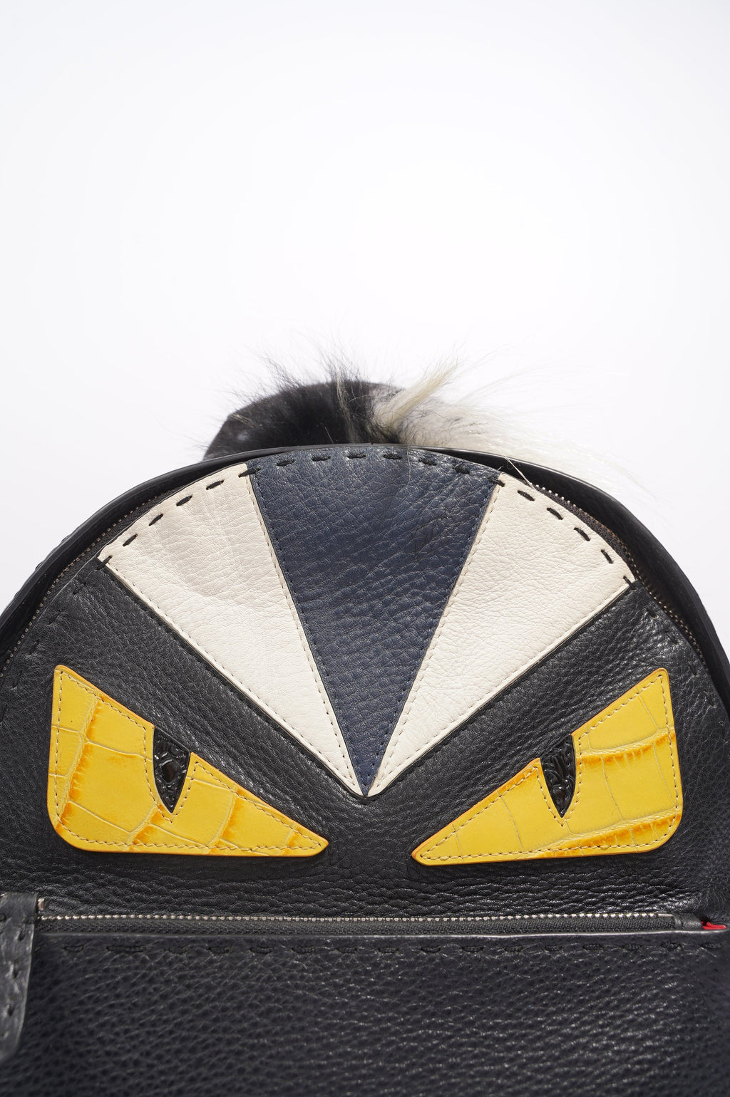 Fendi Womens Monster Backpack Black