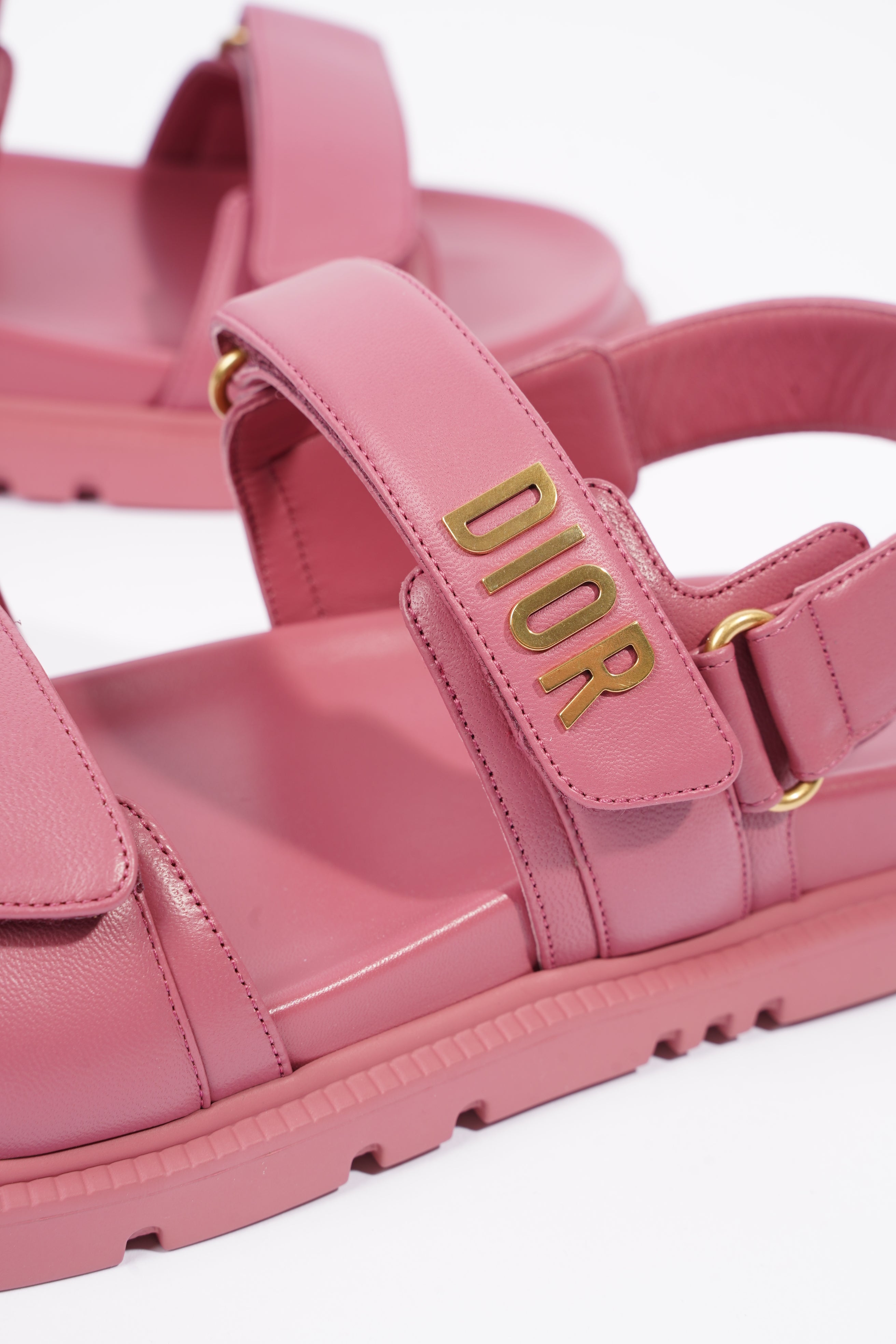 Christian Dior Womens Dioract Sandal Yarrow Pink EU 38  / UK 5