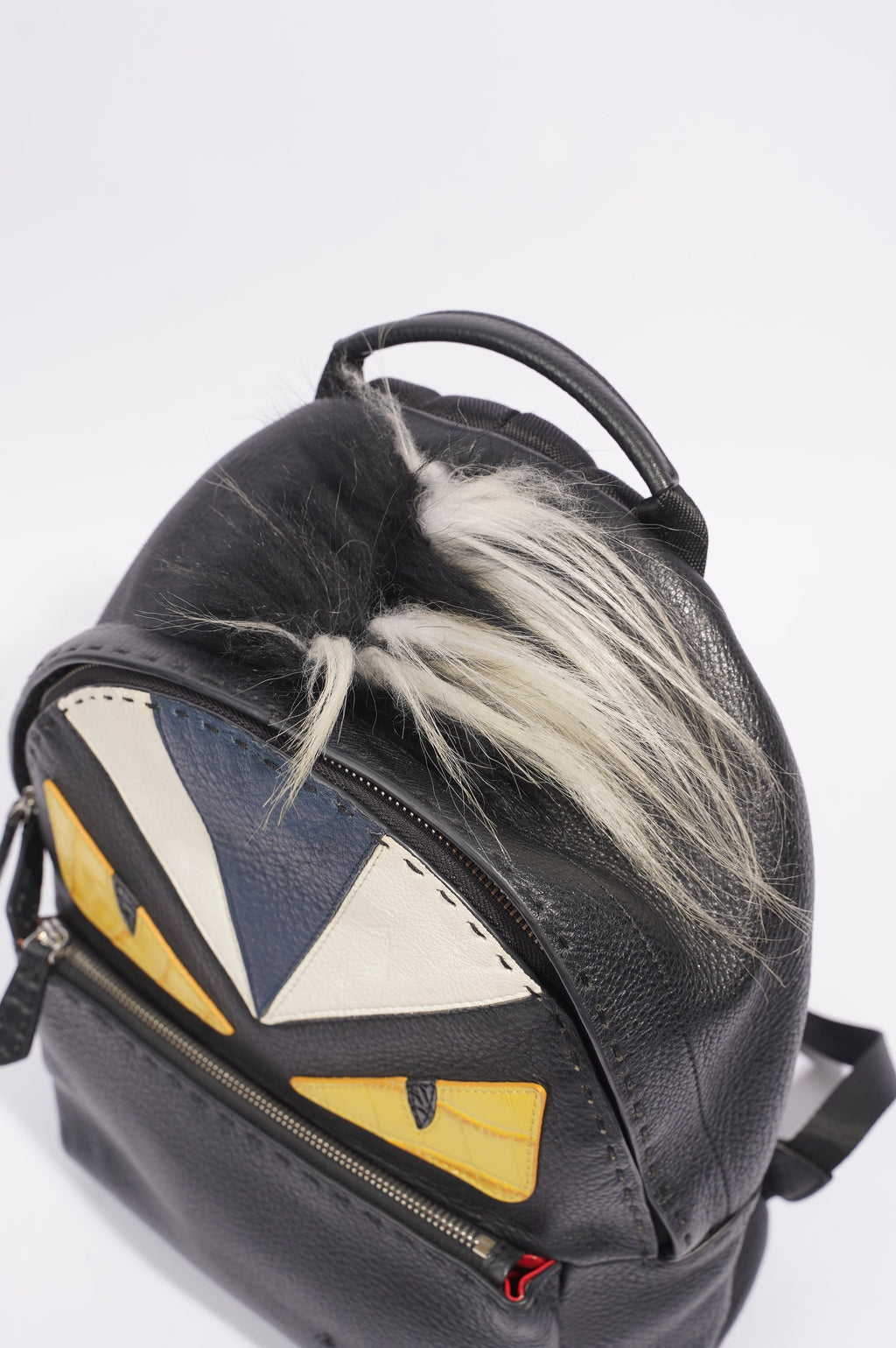Fendi Womens Monster Backpack Black