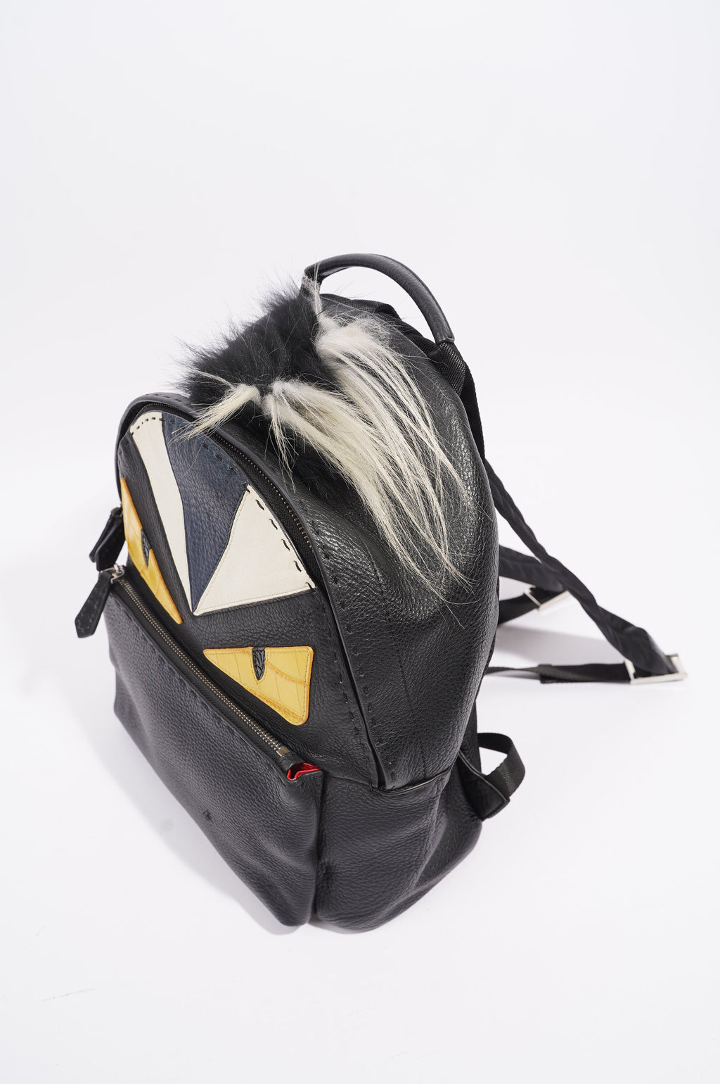 Fendi Womens Monster Backpack Black