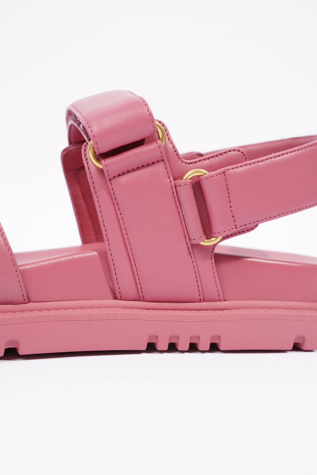 Christian Dior Womens Dioract Sandal Yarrow Pink EU 38  / UK 5