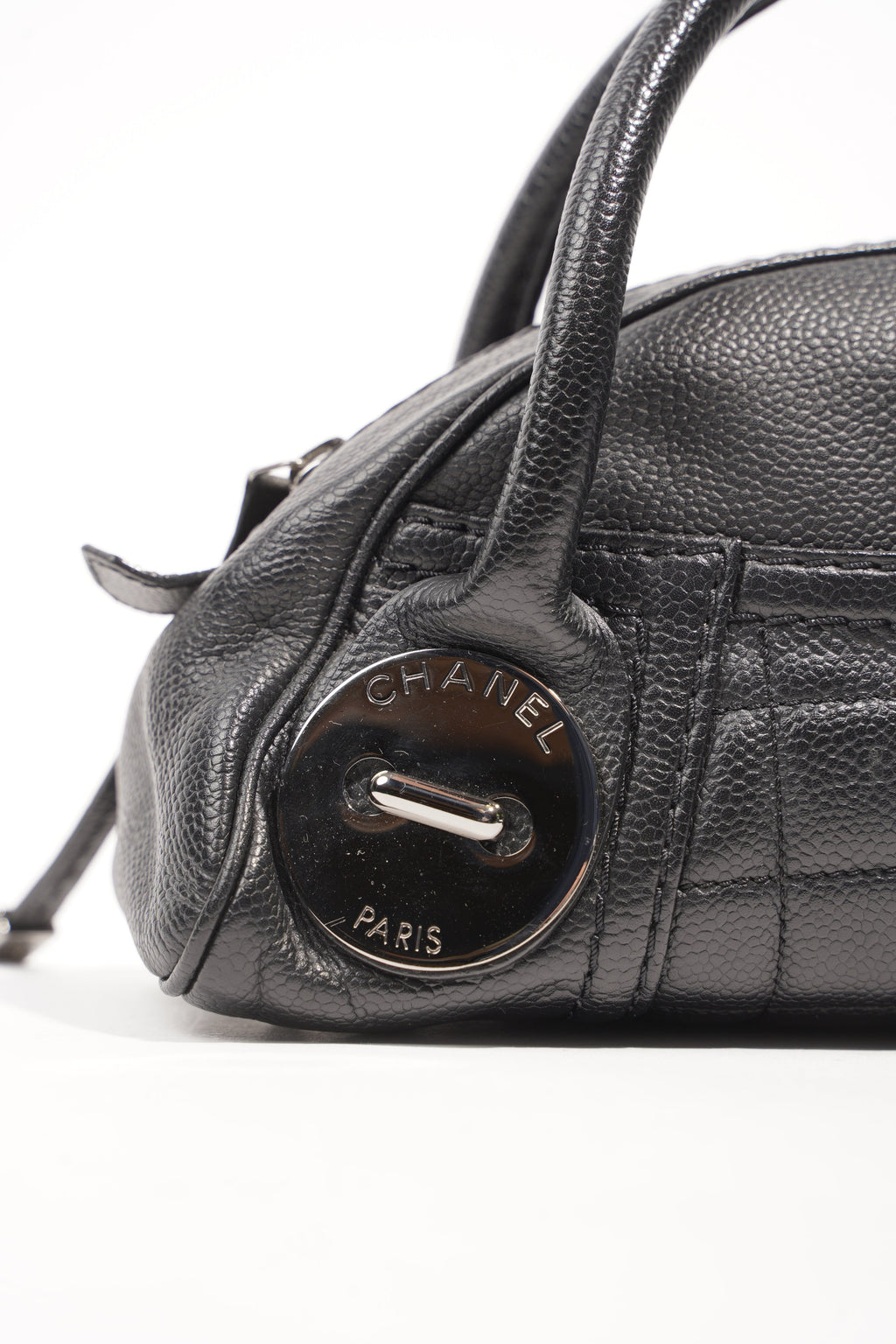 Chanel Womens Vintage Bowling Bag Mini