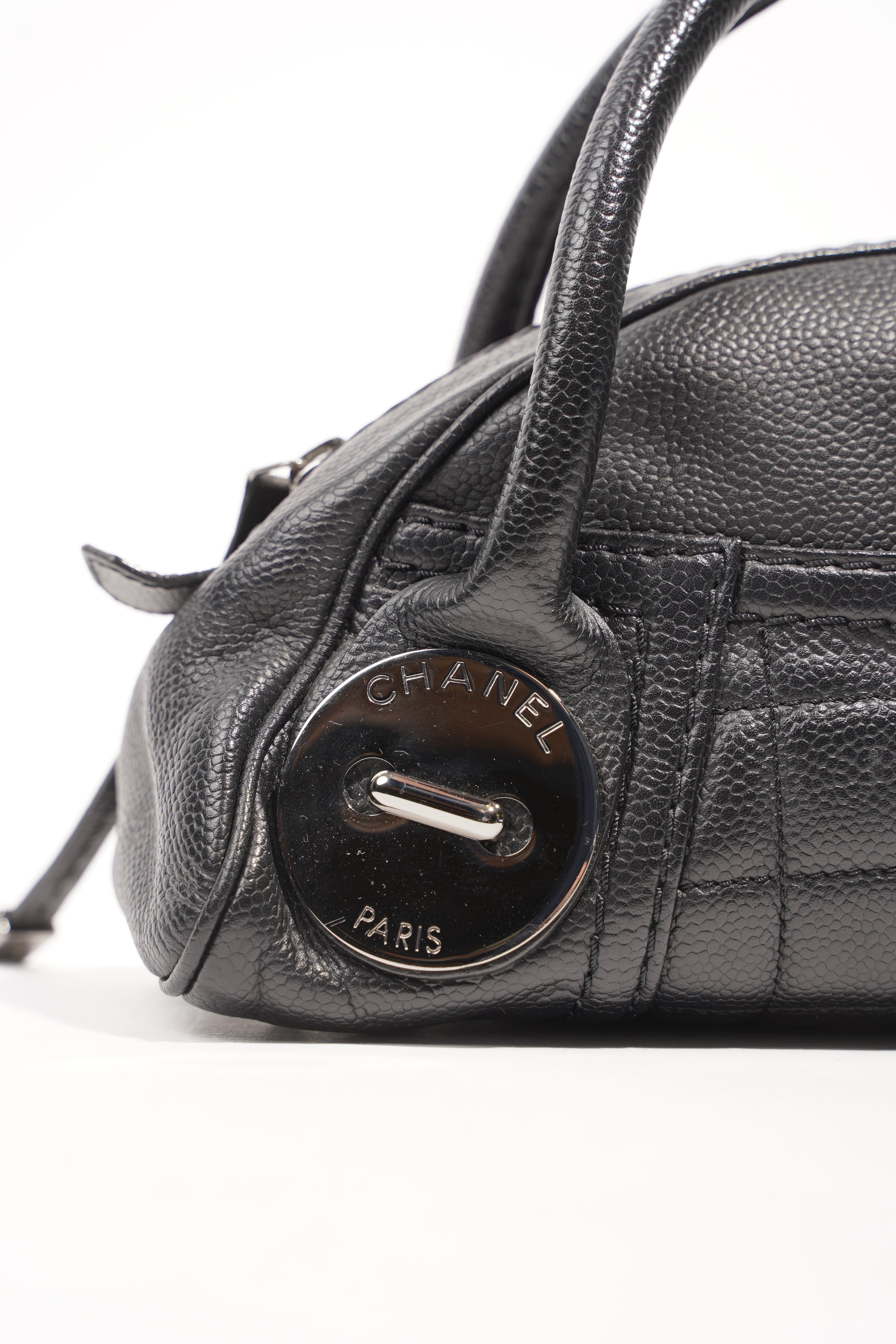 Chanel Womens Vintage Bowling Bag Mini