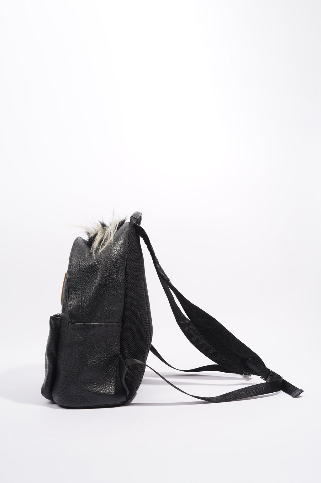 Fendi Womens Monster Backpack Black