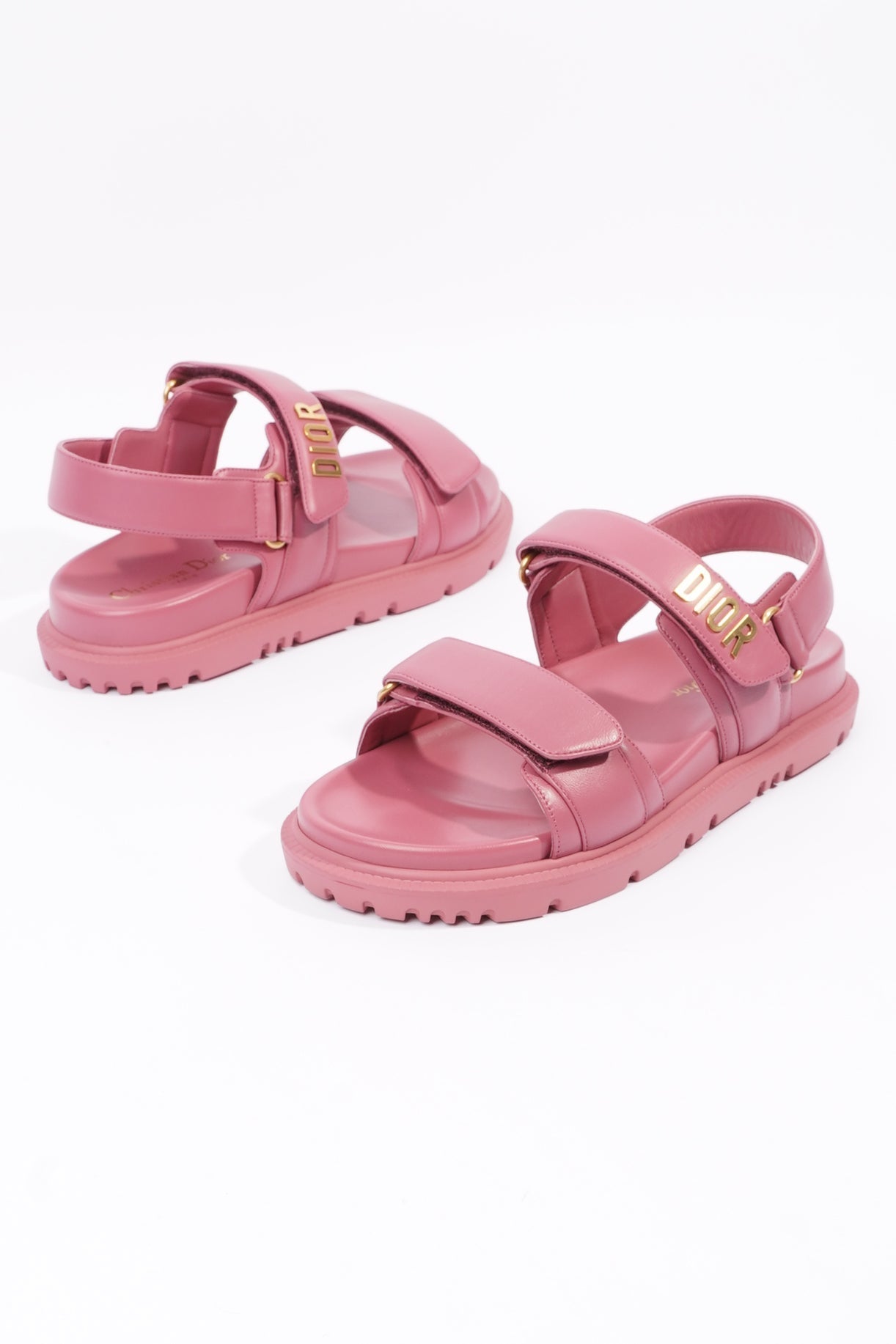 Christian Dior Womens Dioract Sandal Yarrow Pink EU 38  / UK 5