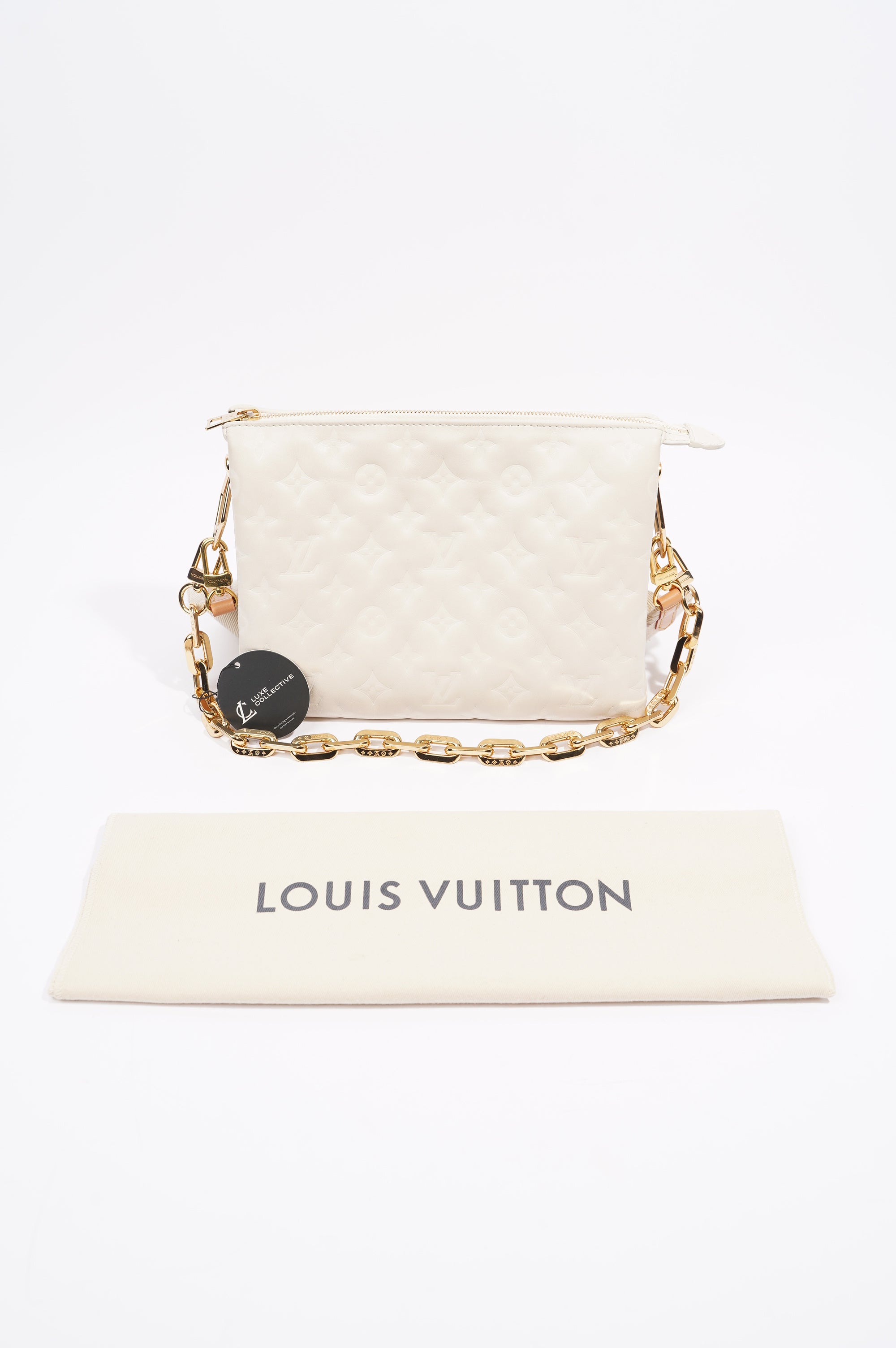 Louis Vuitton Womens Coussin Cream PM
