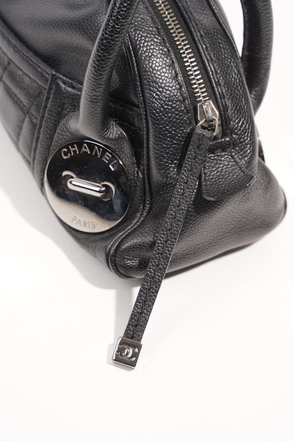 Chanel Womens Vintage Bowling Bag Mini