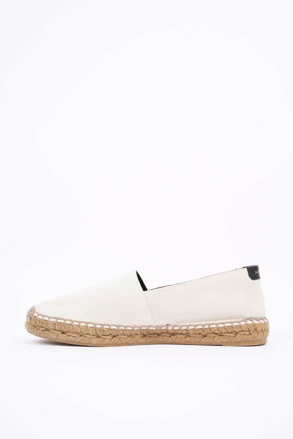 Saint Laurent Womens Espadrille Sl Signat White EU 37 / UK 4
