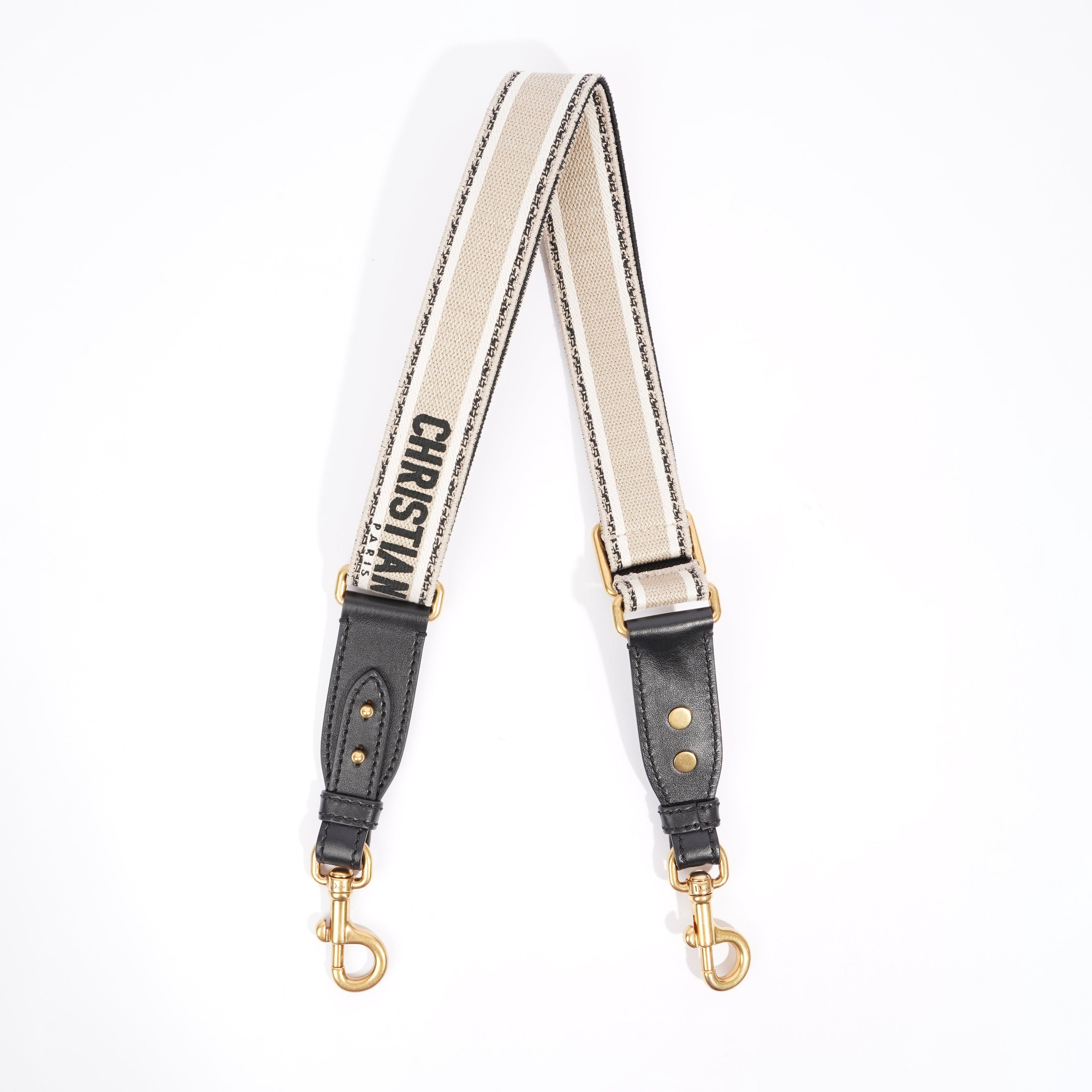 Christian Dior Womens Shoulder Strap Blue / White Canvas