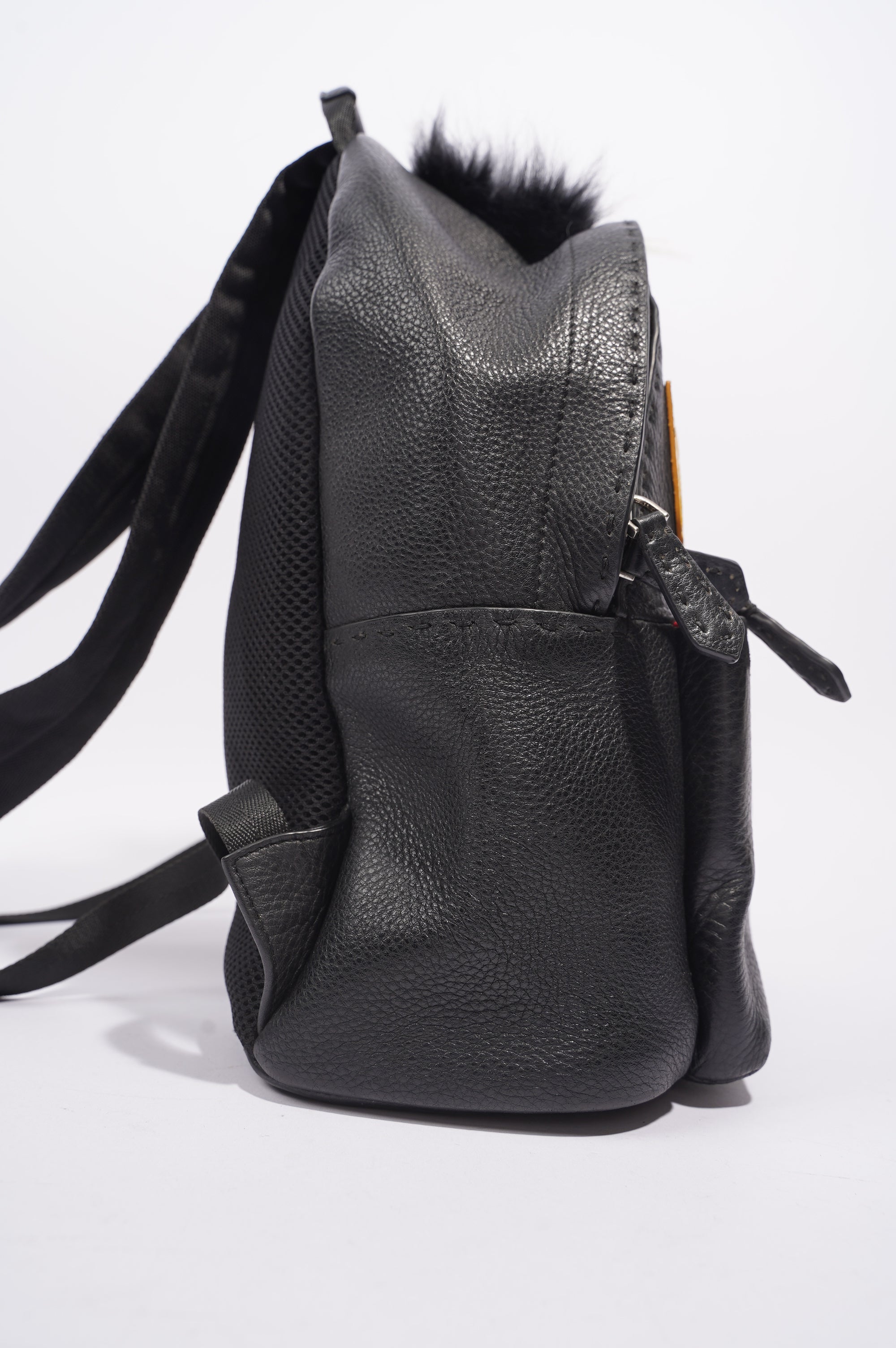 Fendi Womens Monster Backpack Black