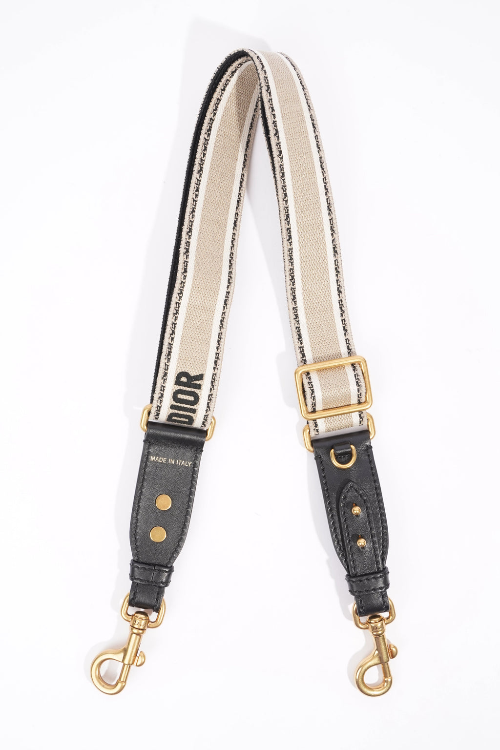 Christian Dior Womens Shoulder Strap Blue / White Canvas